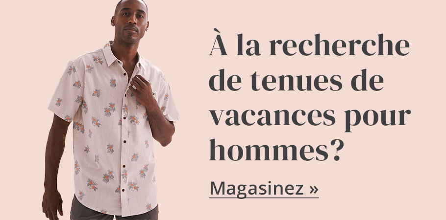 Tenues de vacances pour hommes