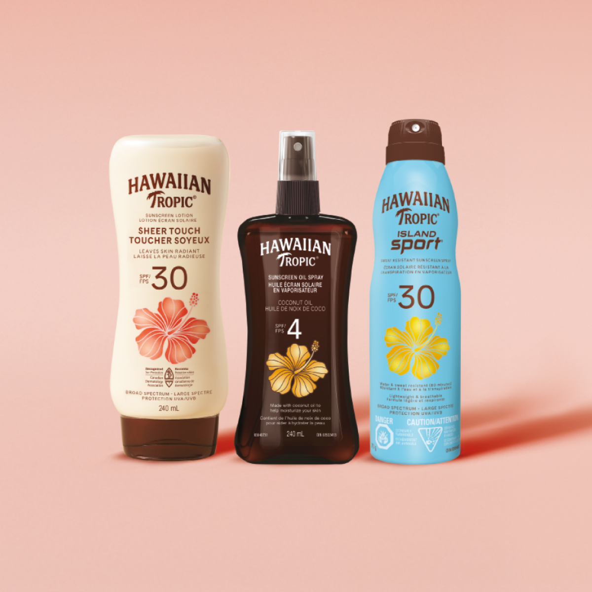 Hawaiian Tropic Sun Care Trio