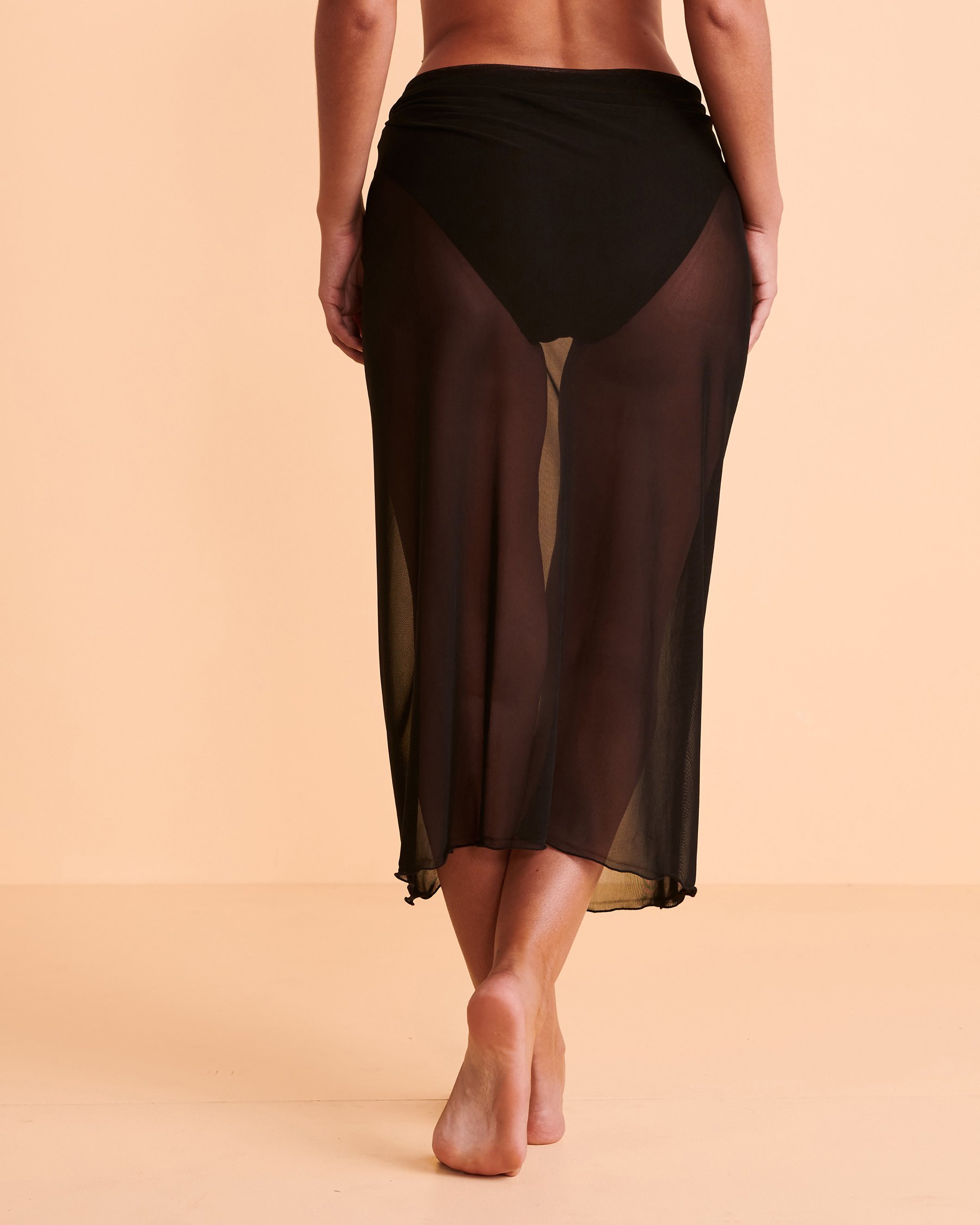 COVER ME Mesh Pareo Black 22025358 - View2