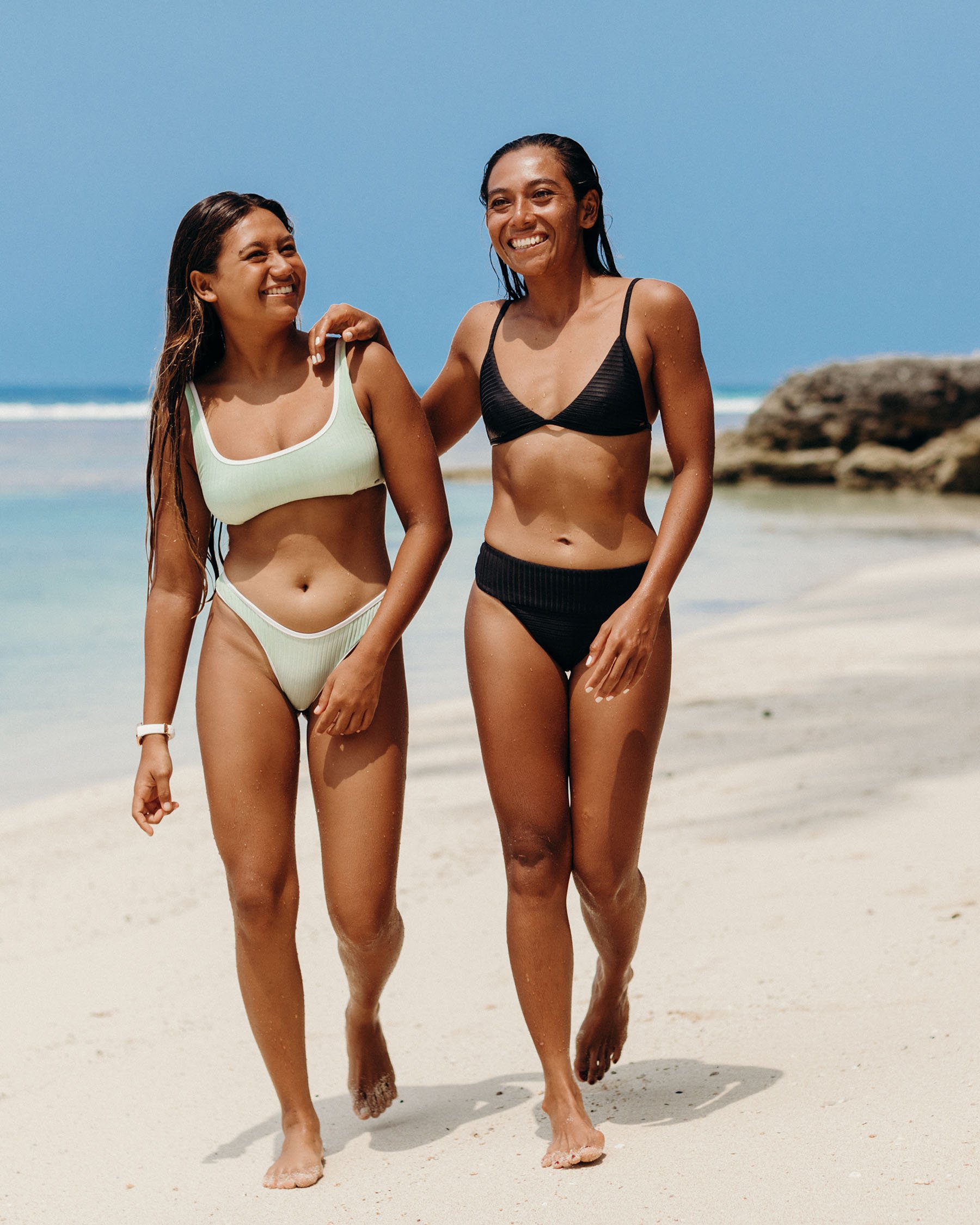 RIP CURL PREMIUM SURF Bralette Bikini Top Mint 025WSW - View2