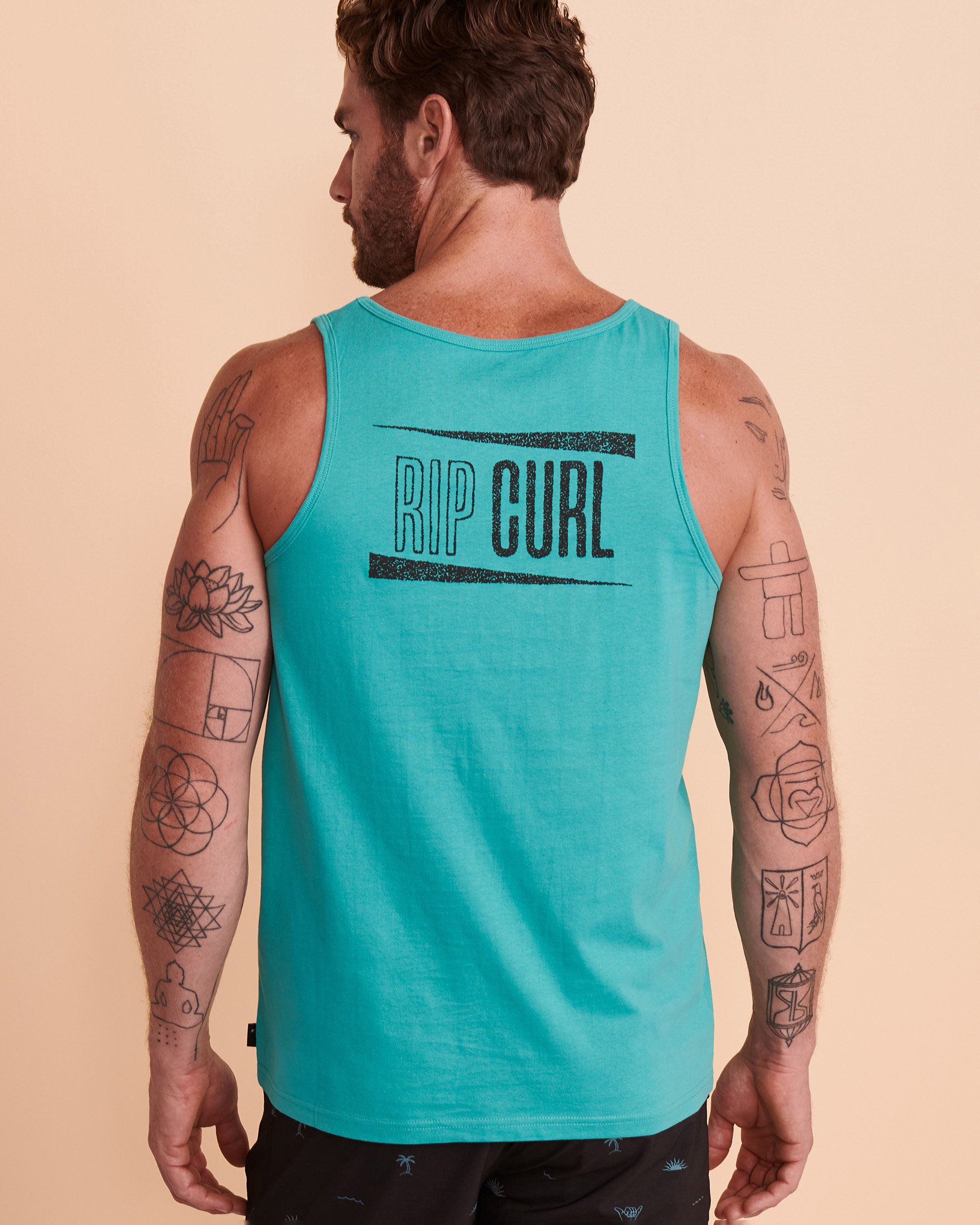 RIP CURL WEDGE Tank Top Bright teal CTEX47 - View2