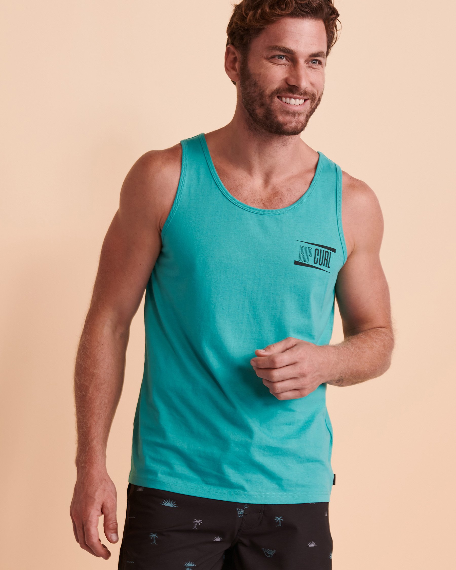 RIP CURL WEDGE Tank Top Bright teal CTEX47 - View3