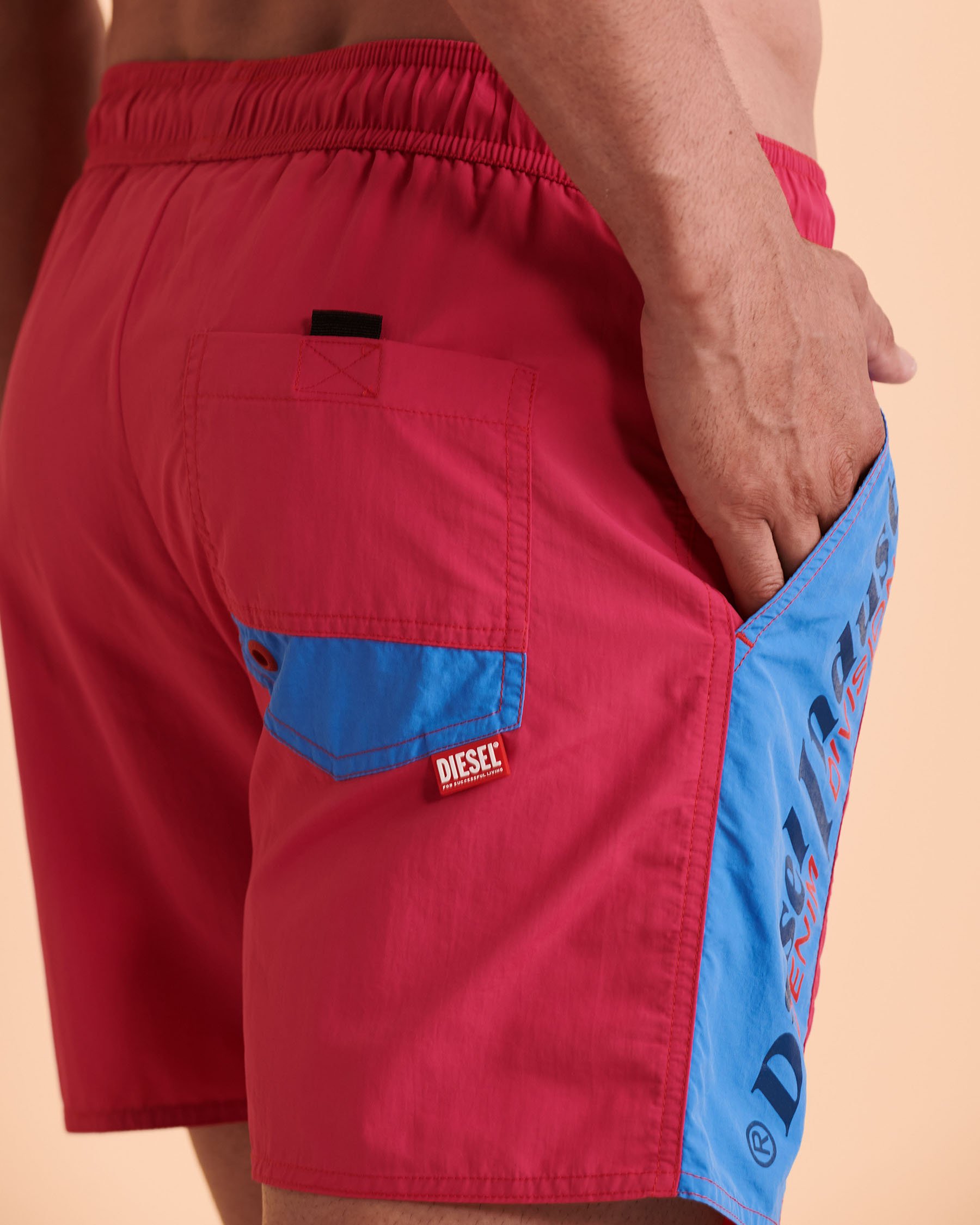 DIESEL Maillot volley CAYBAY Rose 00SXLH0PCAI - View2