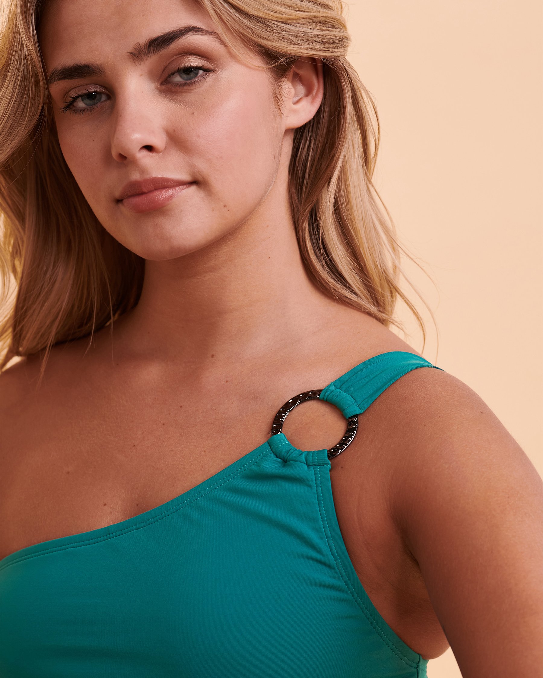 BLEU ROD BEATTIE Maillot une-pièce asymétrique NEW WAVE Eau profonde RBNW23218H - Voir5