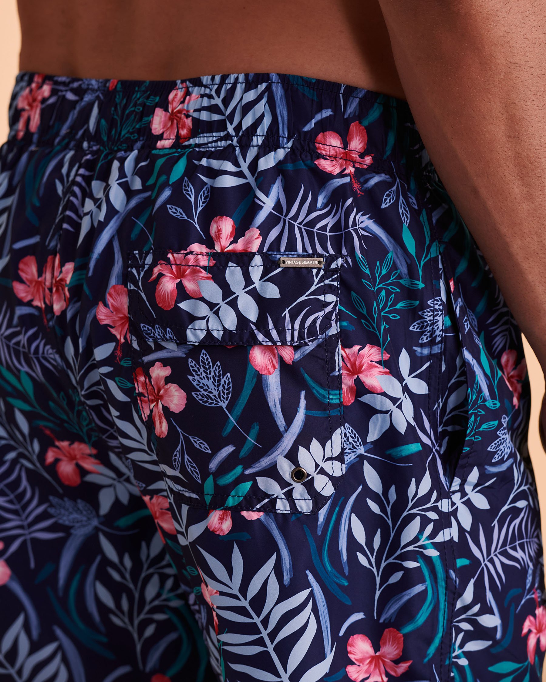 VINTAGE SUMMER Volley Swimsuit Floral V90501 - View3