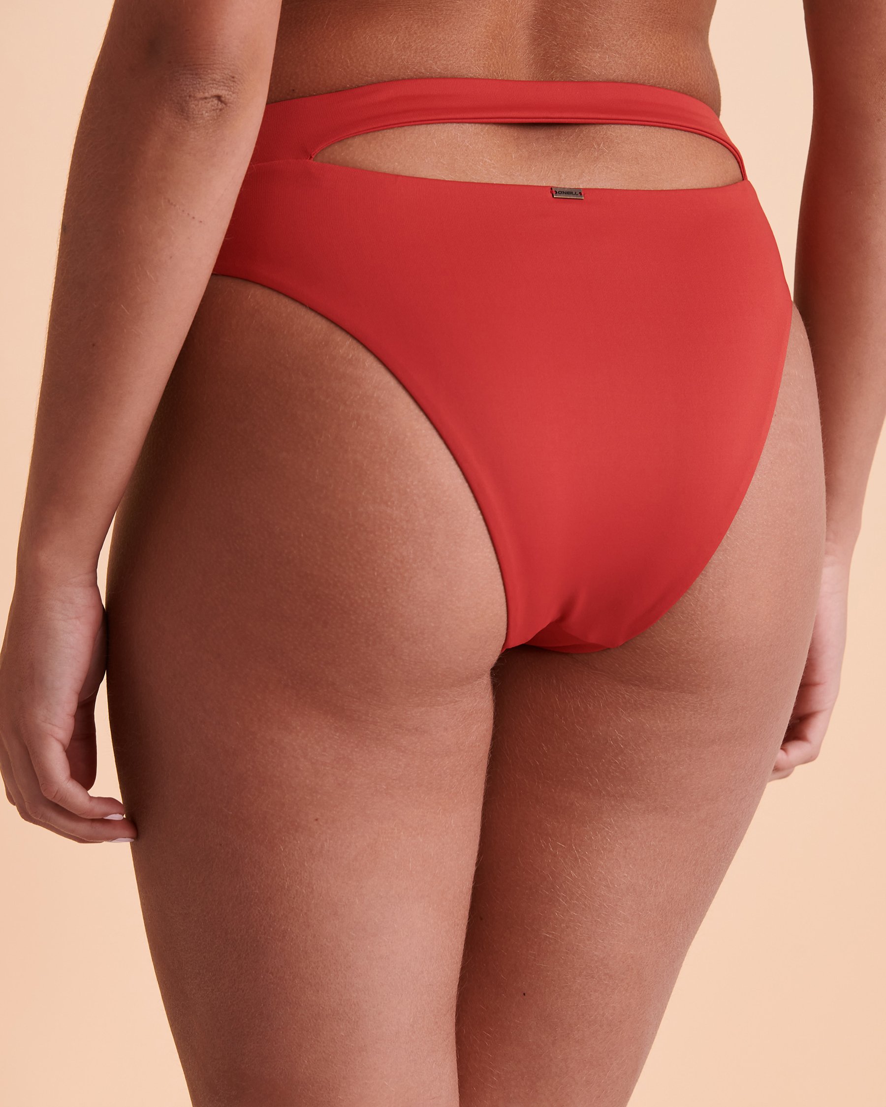 O'NEILL SALTWATER Maxwell High Waist Bikini Bottom Red SP1474116B - View2