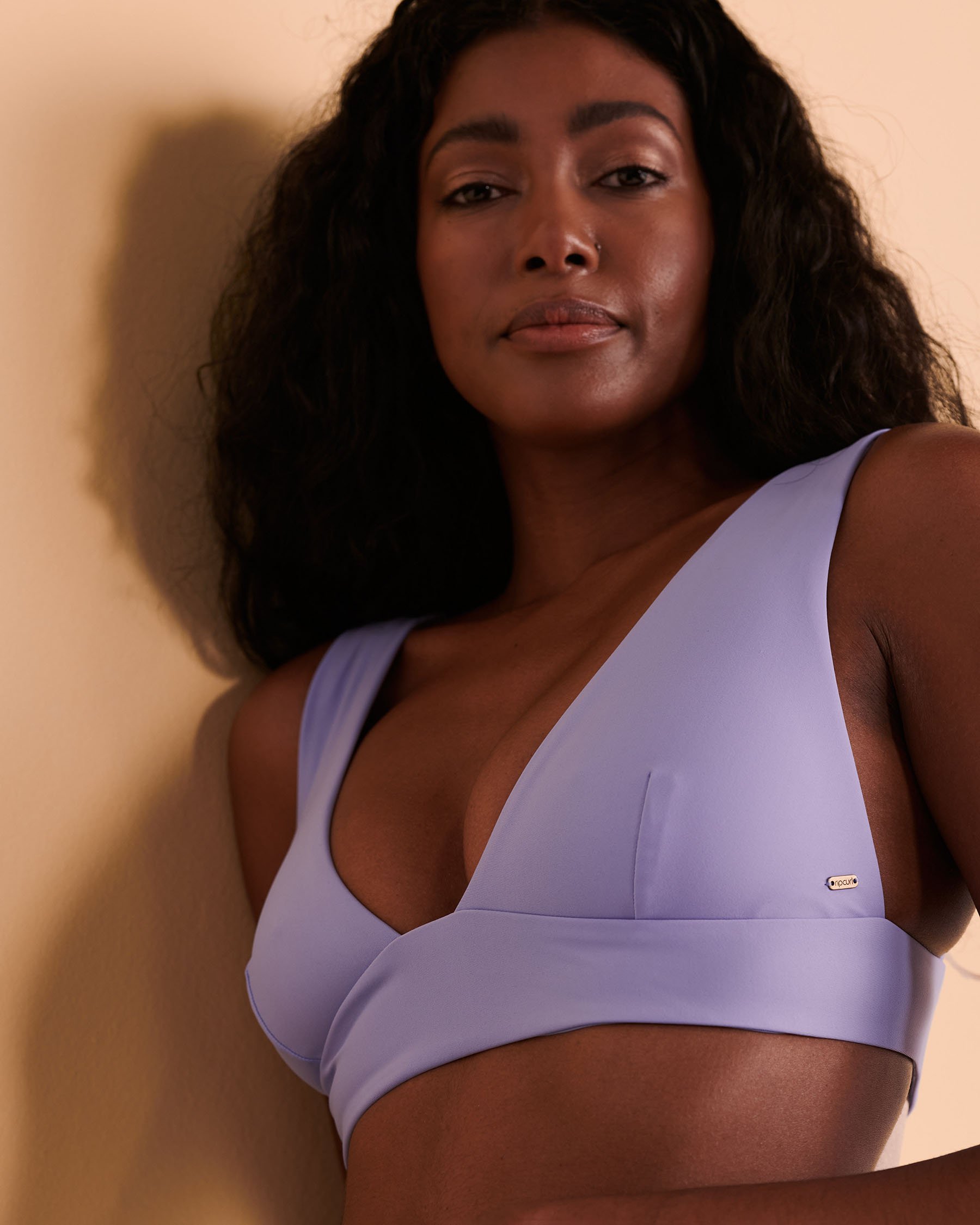 RIP CURL CLASSIC SURF Triangle Bikini Top Violet 04FWSW - View4