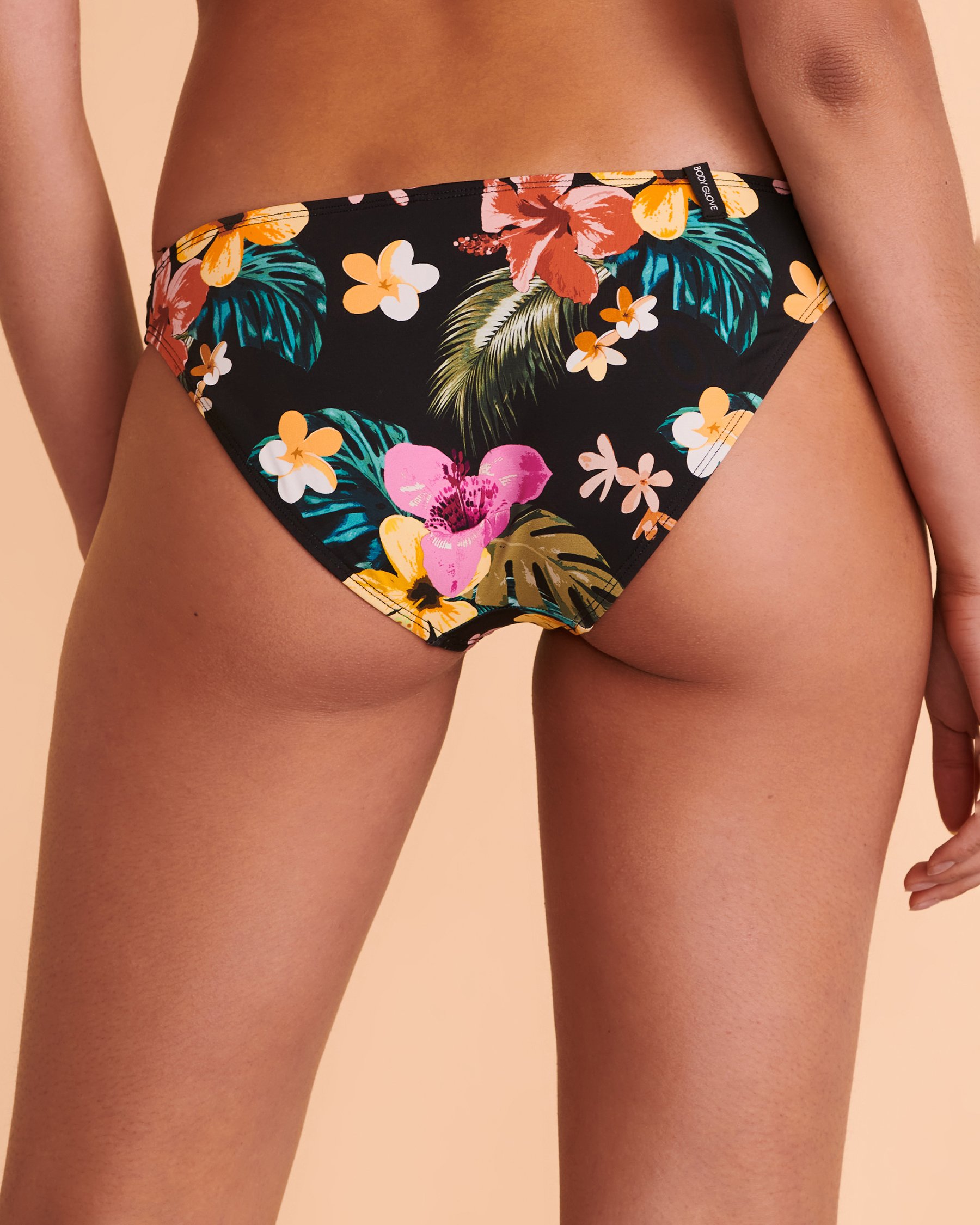 BODY GLOVE TROPICAL ISLAND Bikini Bottom Black floral 3959135 - View2