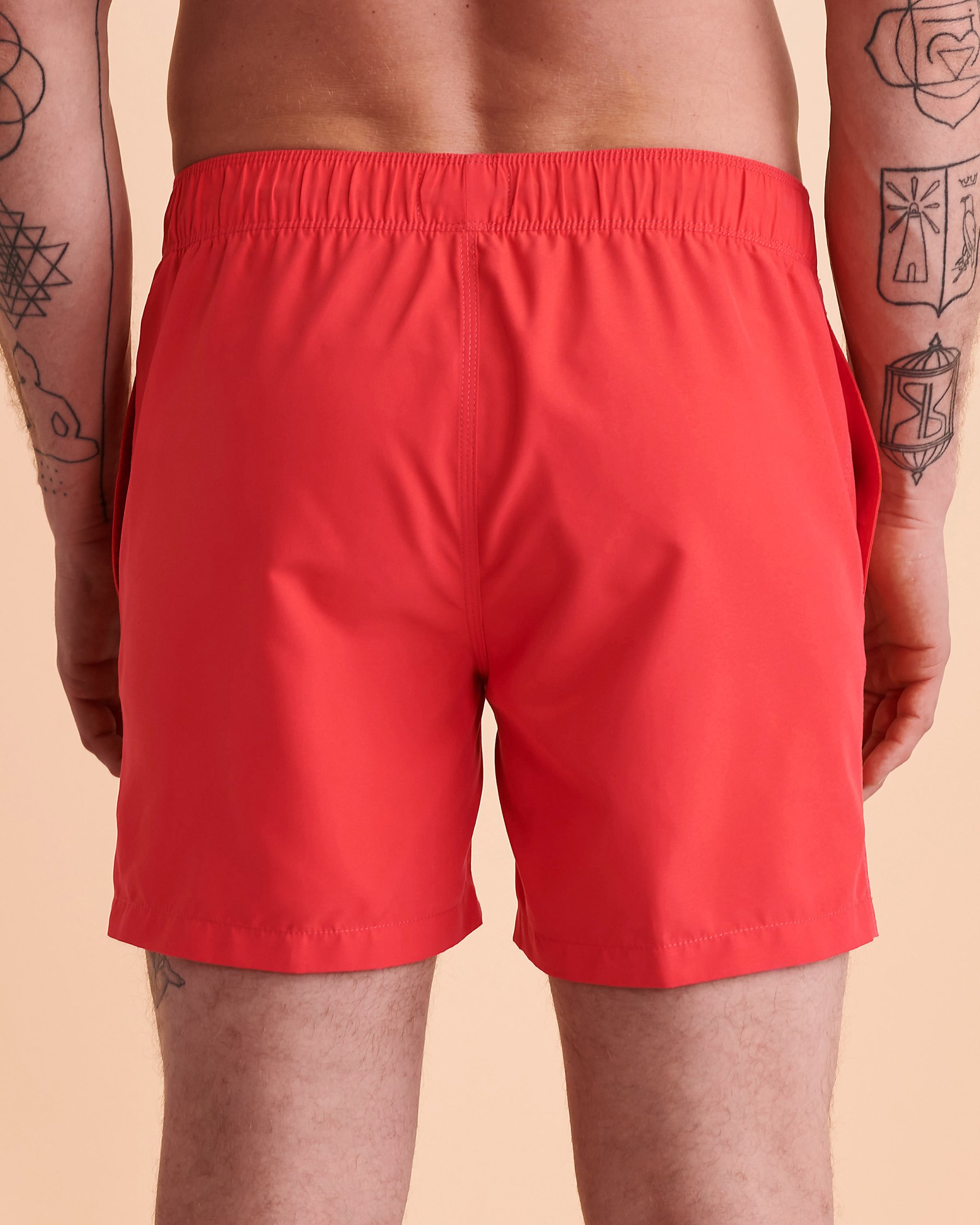 BILLABONG Maillot volley ALL DAY LAYBACK Rouge feu ABYBS00153 - View2