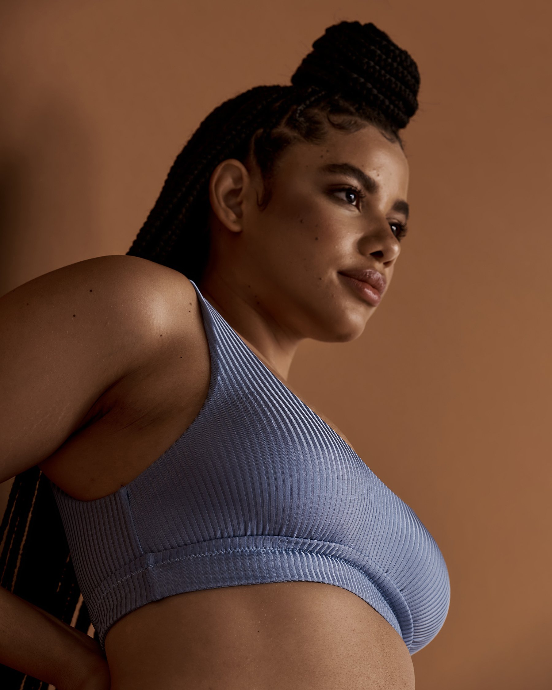 VITAMIN A Haut de Bikini Bralette Sienna ECORIB Bleu pâle 809T - Voir5