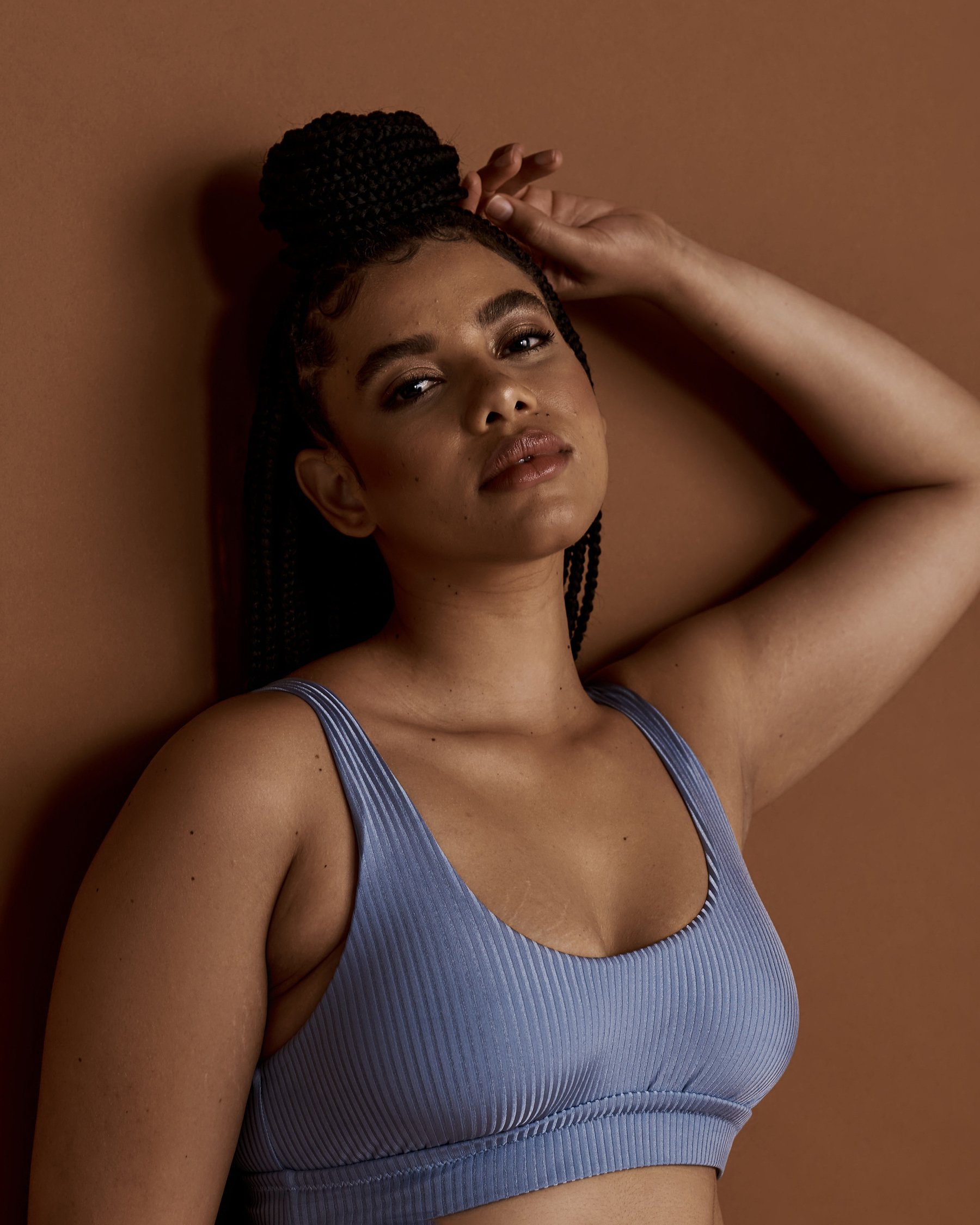 VITAMIN A Haut de Bikini Bralette Sienna ECORIB Bleu pâle 809T - Voir6