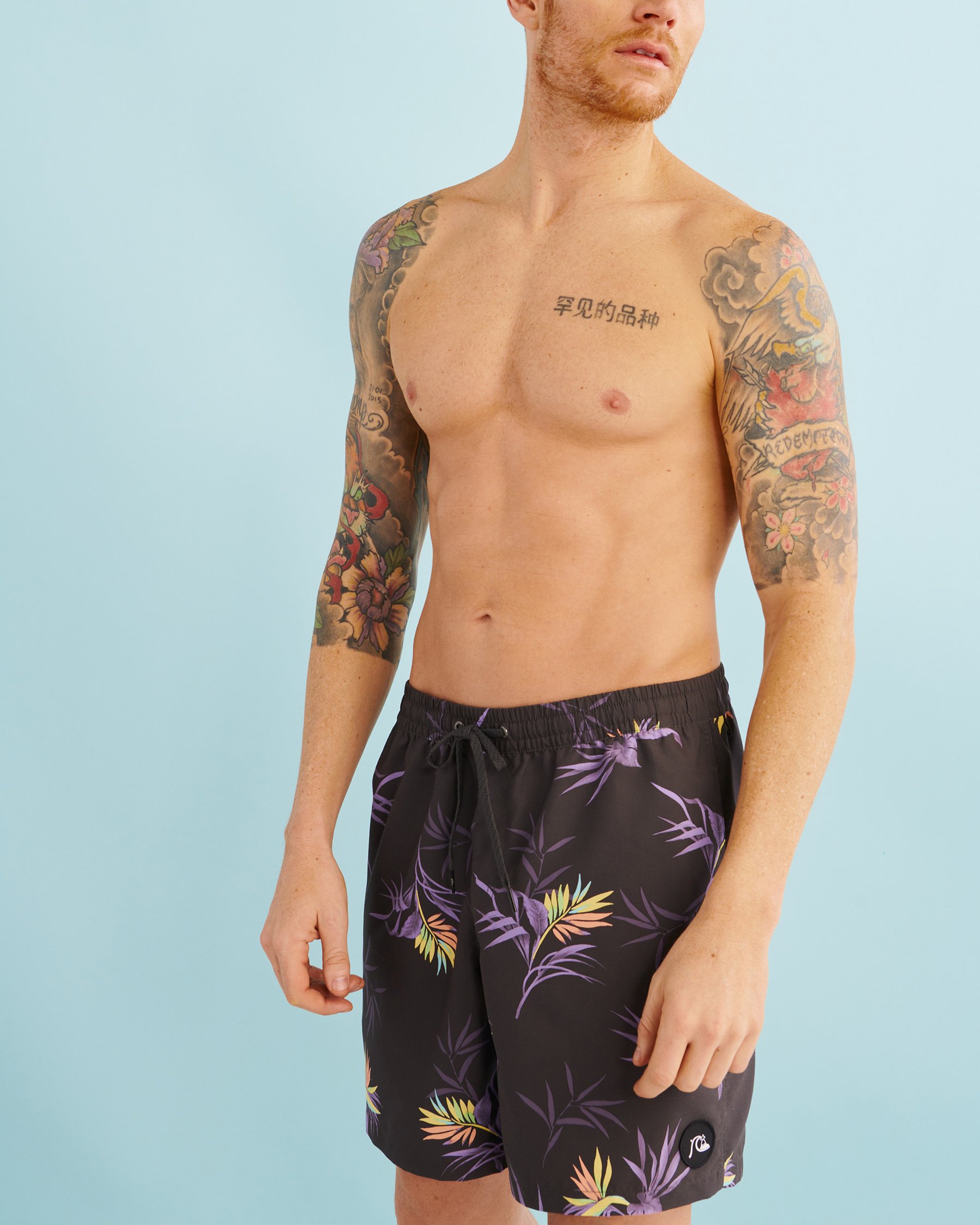 QUIKSILVER EVERYDAY MIX Volley Swimsuit Leafs EQYJV03919 - View5