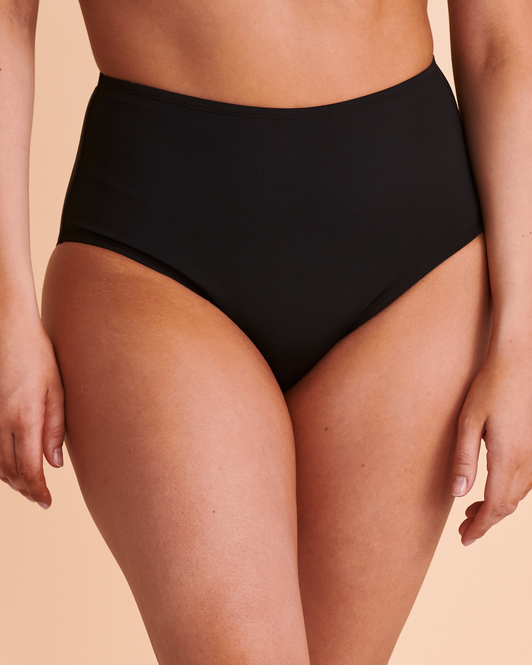 JANTZEN SOLID Control Bikini Bottom Black JZ21000H - View1