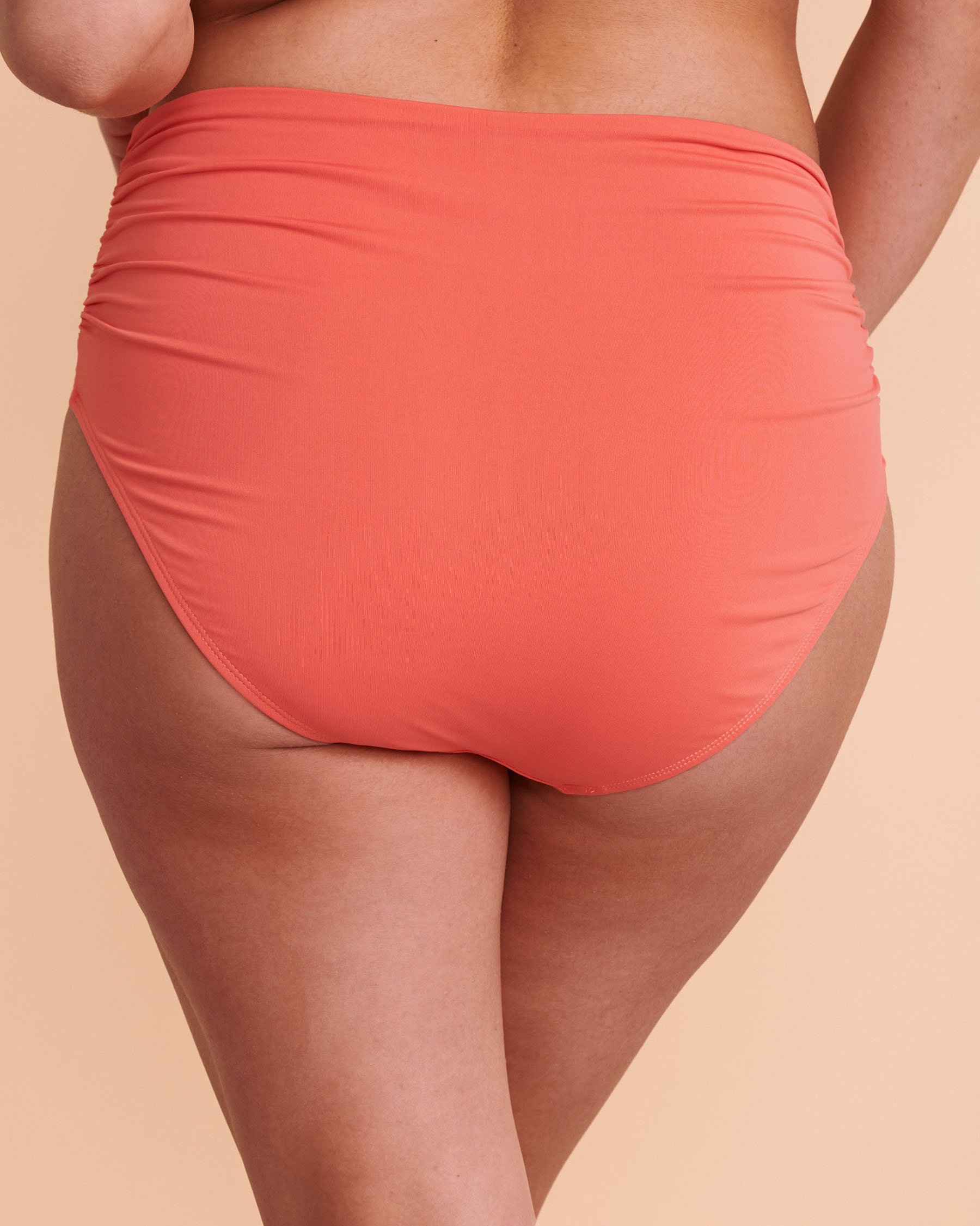 ANNE COLE Bas de bikini convertible COASTAL PALM Corail MYMB36001 - Voir2