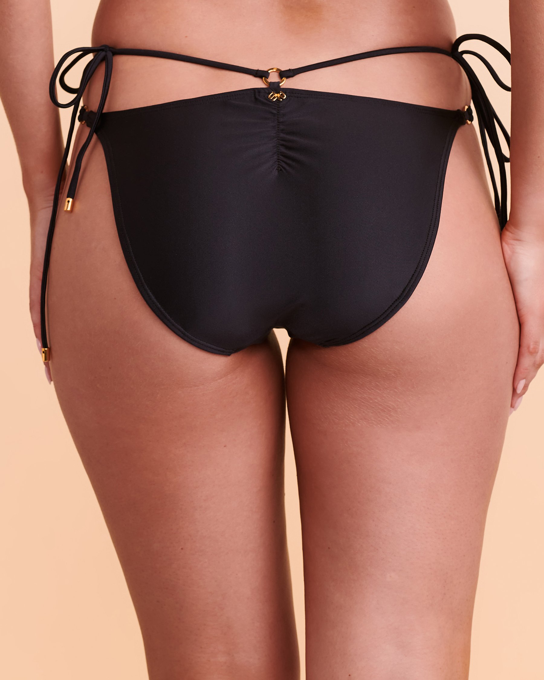 PQ Swim BLACK PIER Tie Bikini Bottom Black BPI-664F - View4