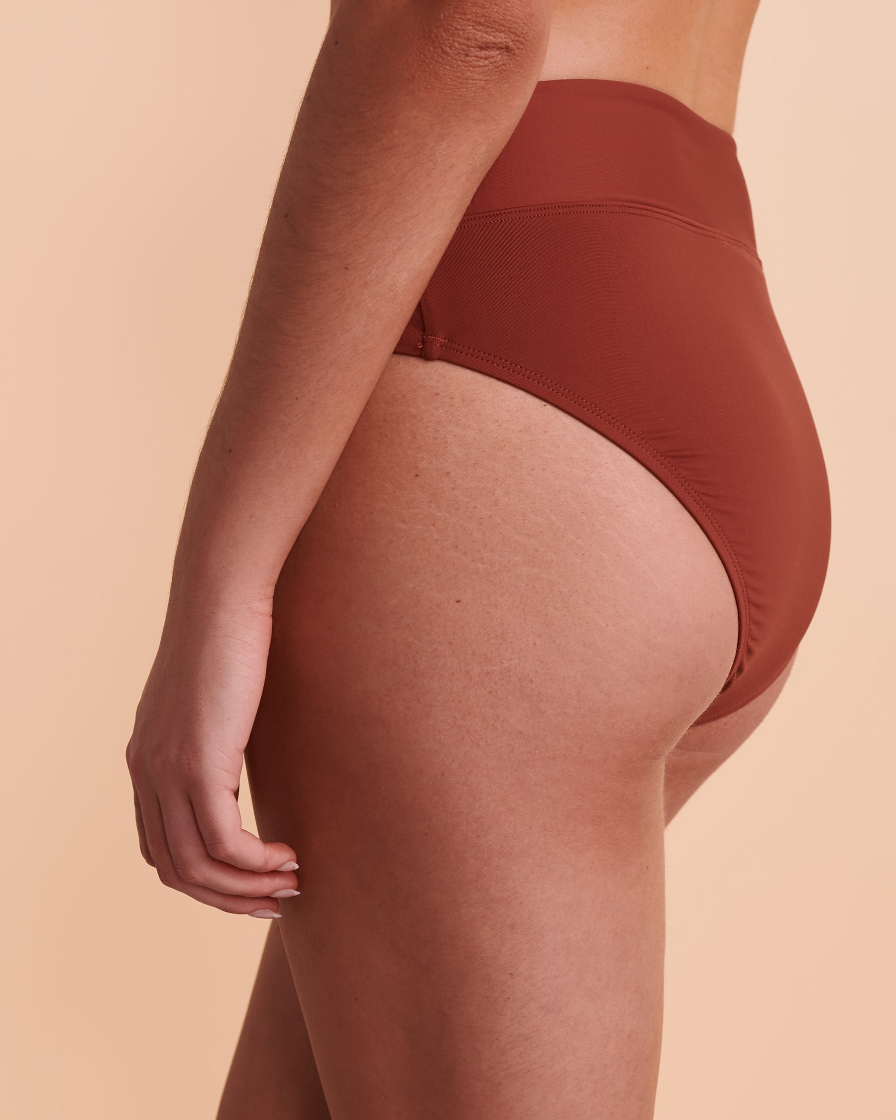LA BLANCA Bas de bikini torsadé ISLAND GODDESS Cannelle LB2IG99 - Voir3