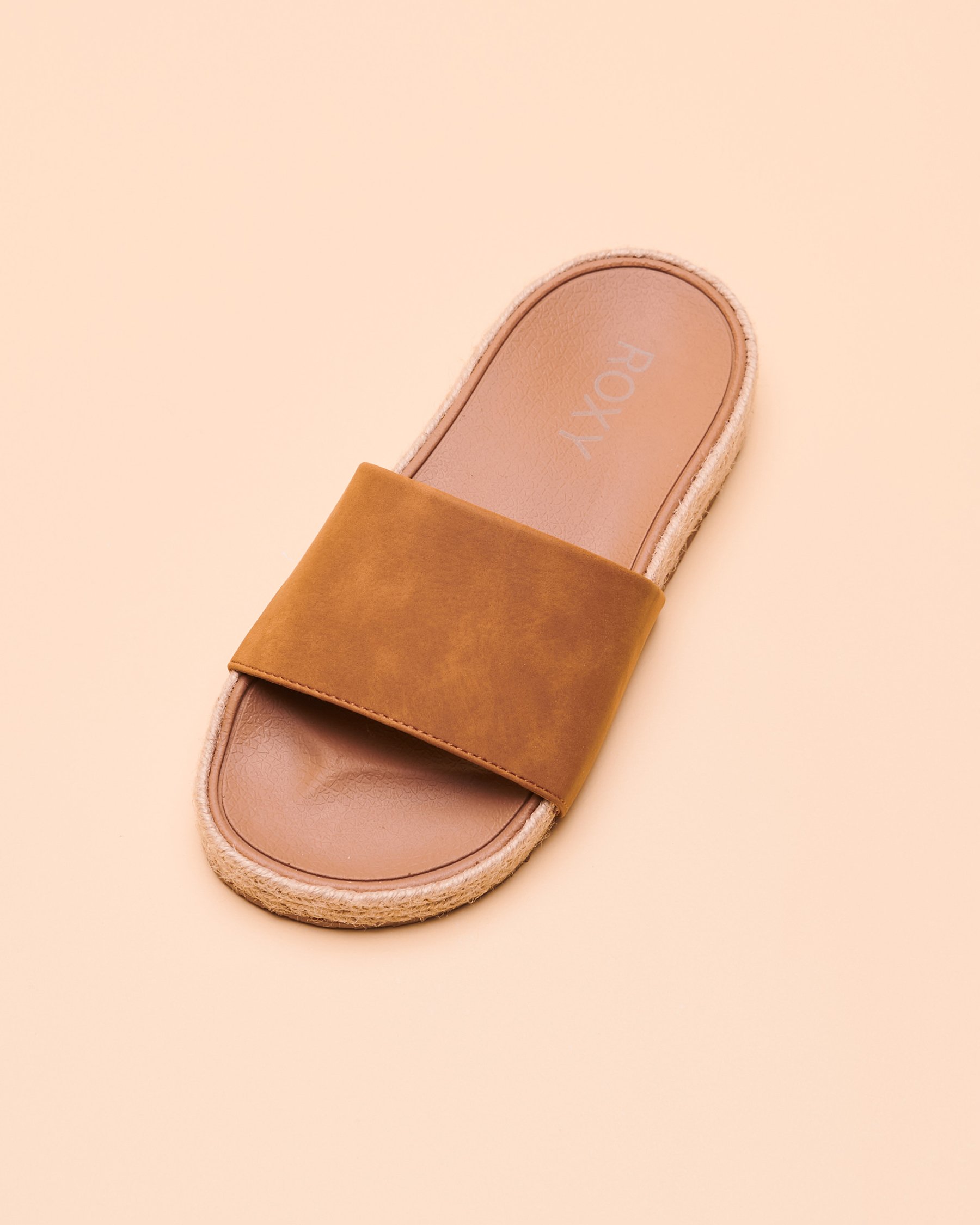 ROXY SLIPPY Slide Tan ARJL101053 - View3