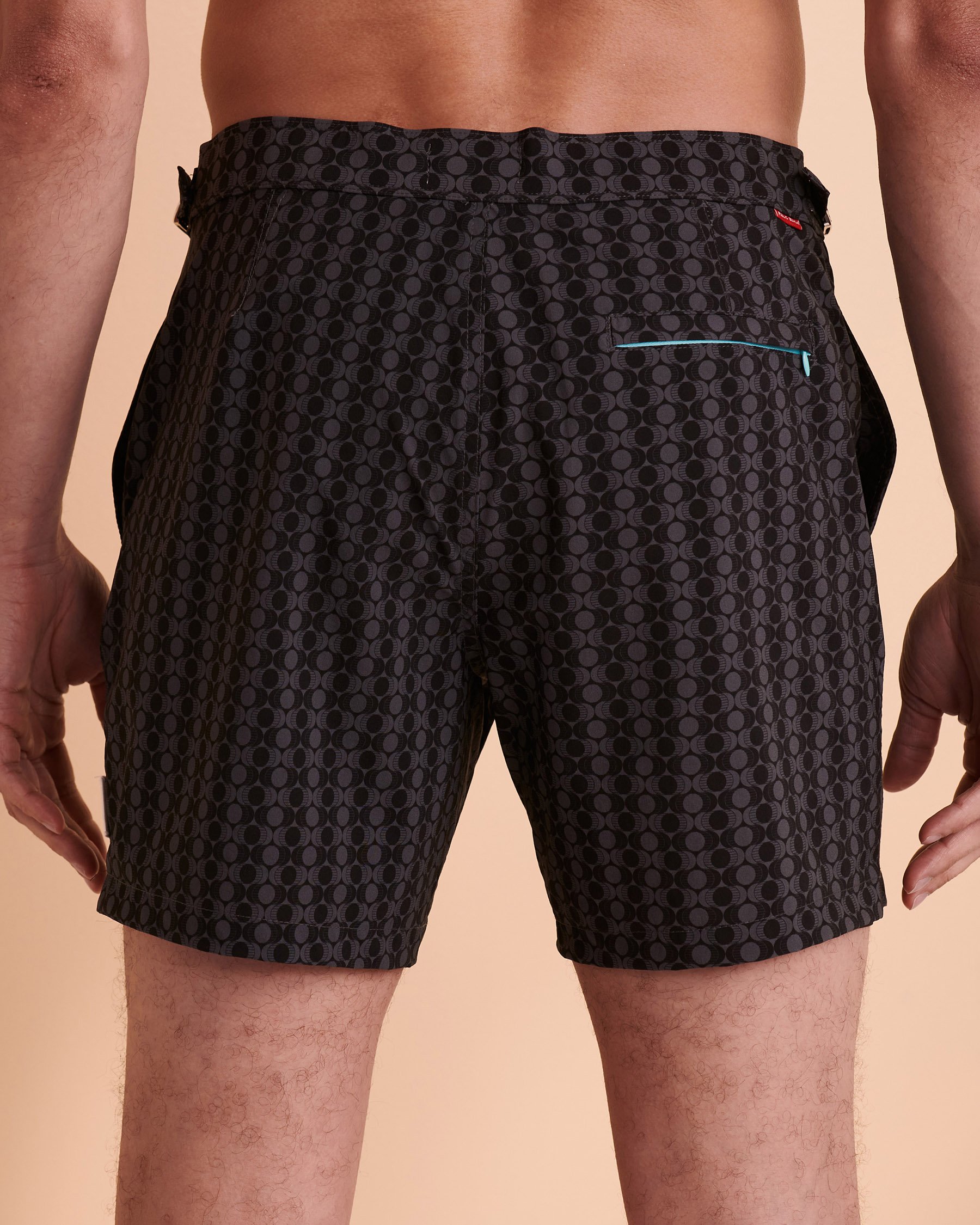 PUBLIC BEACH HYPNOTICAL Trunk Black PB4648BIK - View3