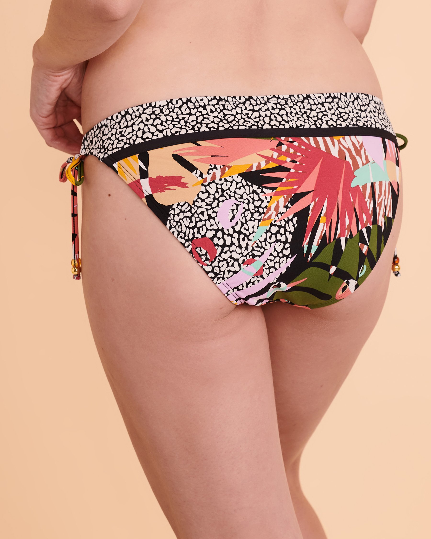 BLEU ROD BEATTIE LET'S GET LOUD Side Tie Bikini Bottom Multicolor print RBLG23585H - View2