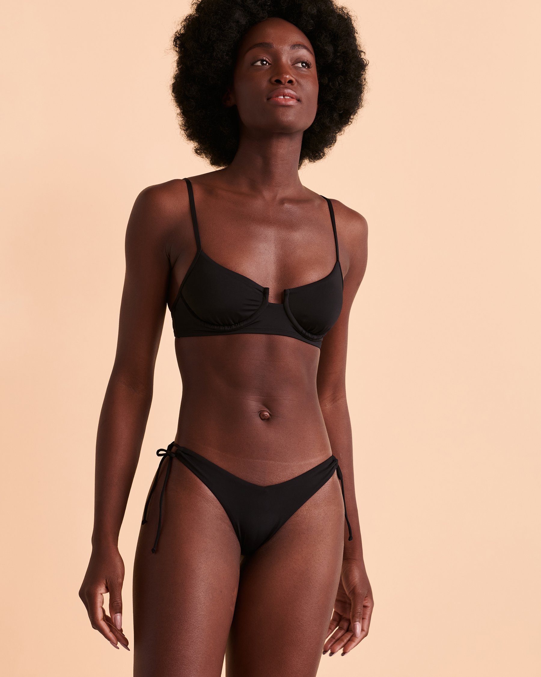 EIDON Bas de bikini noué aux hanches Leah EXPEDITIONS Noir 35256155 - Voir4