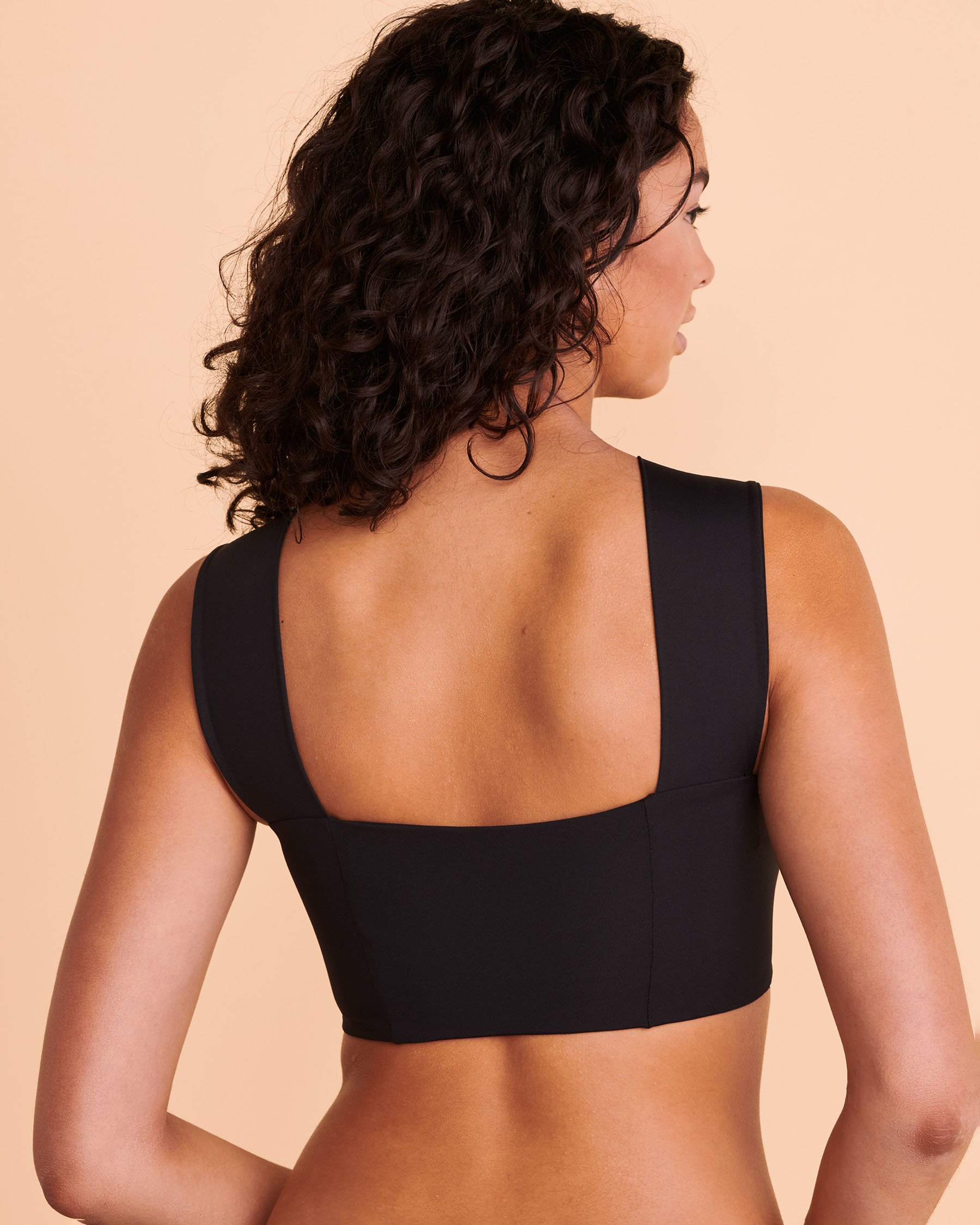 L*SPACE Haut de bikini bralette convertible PARKER Noir LSPAT17 - View2