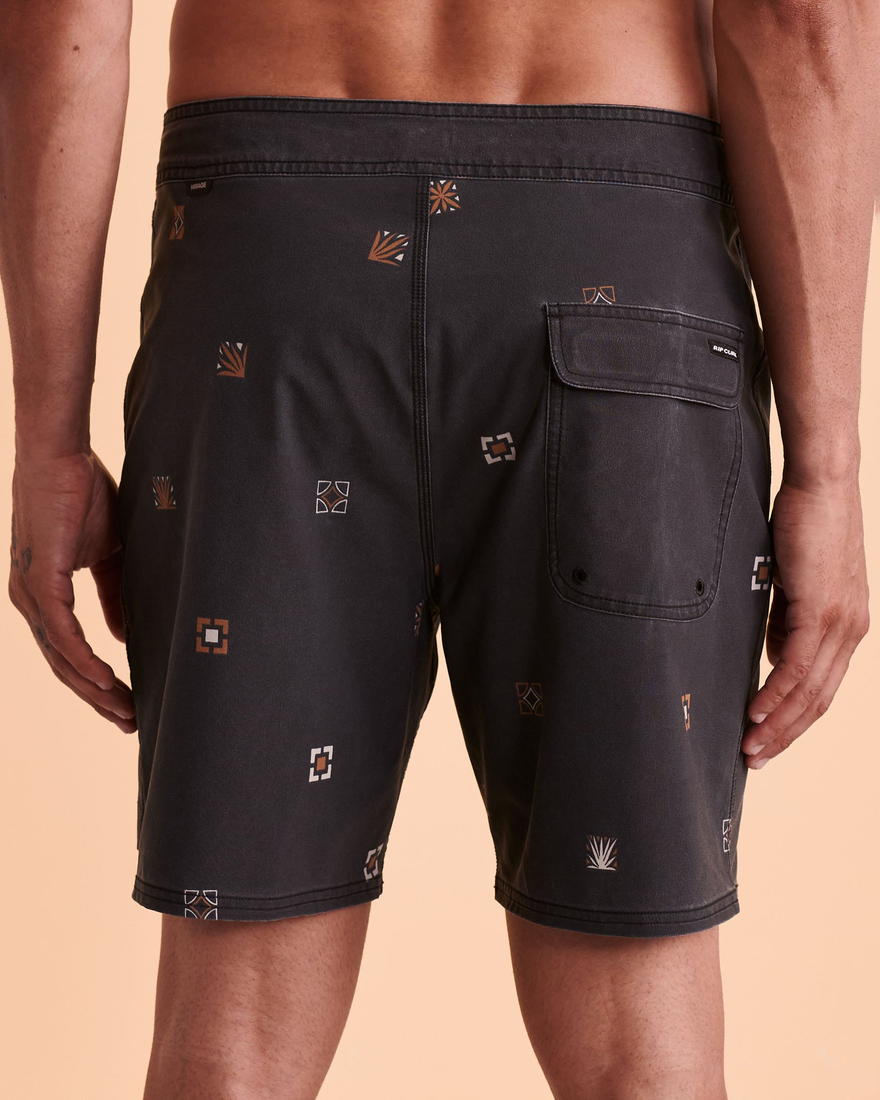 RIP CURL MIRAGE BREEZE BLOCKS Boardshort Swimsuit Washed black 02XMBO - View2