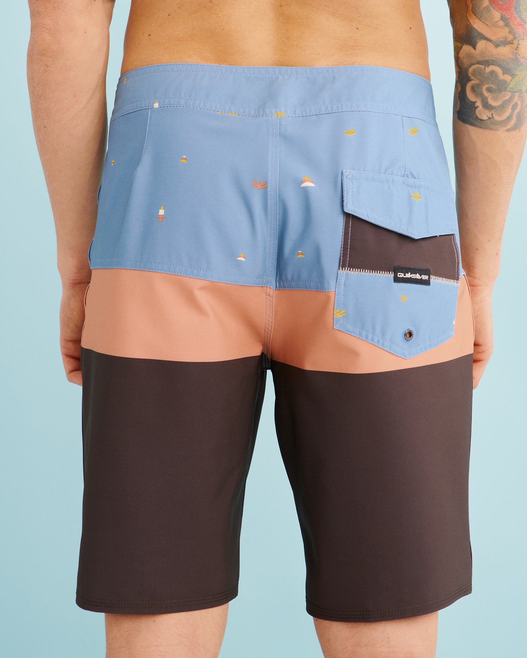 QUIKSILVER SURFSILK Boardshort Swimsuit Colorblock EQYBS04659 - View3