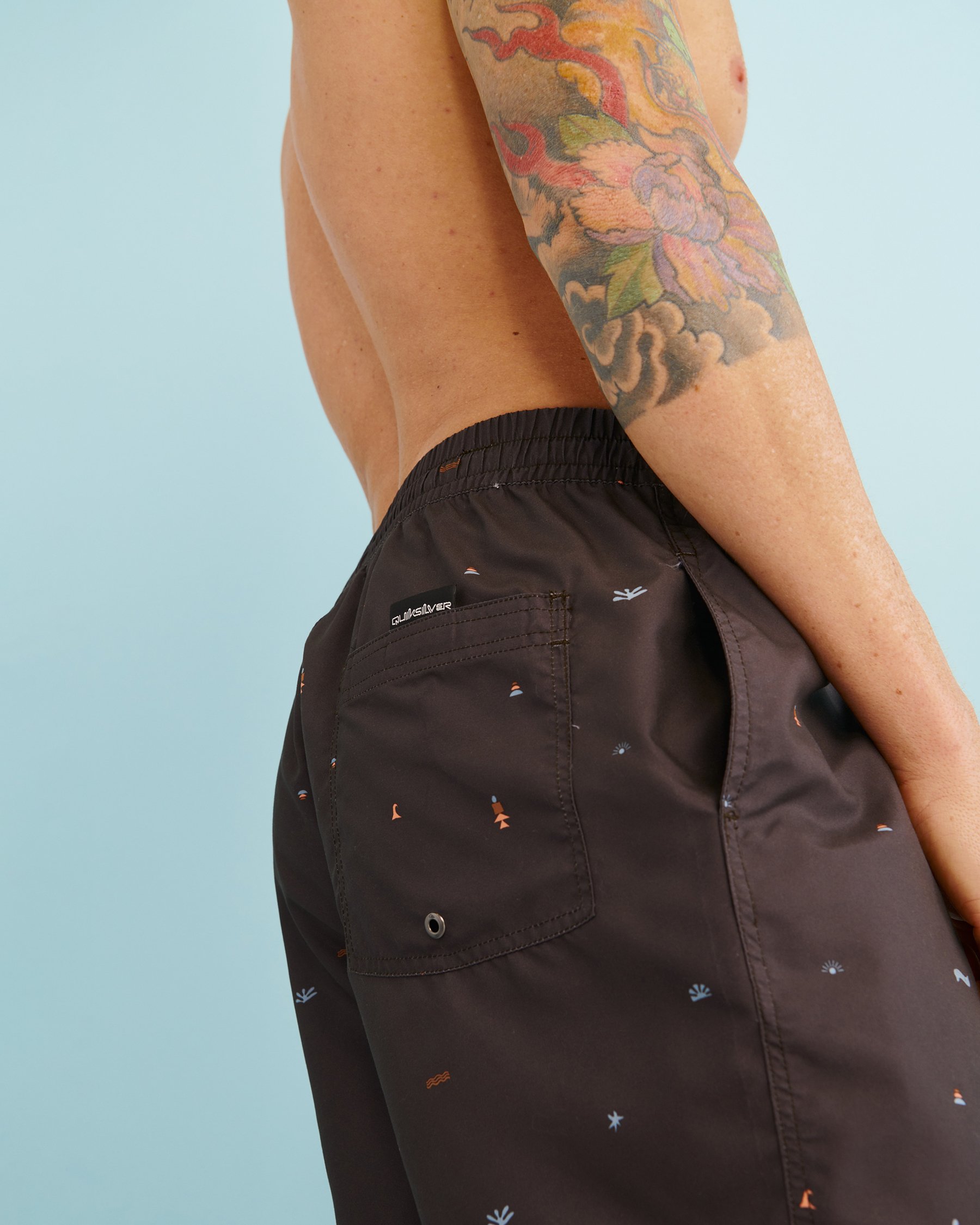 QUIKSILVER EVERYDAY MIX Volley Swimsuit Ditsy print EQYJV03919 - View3