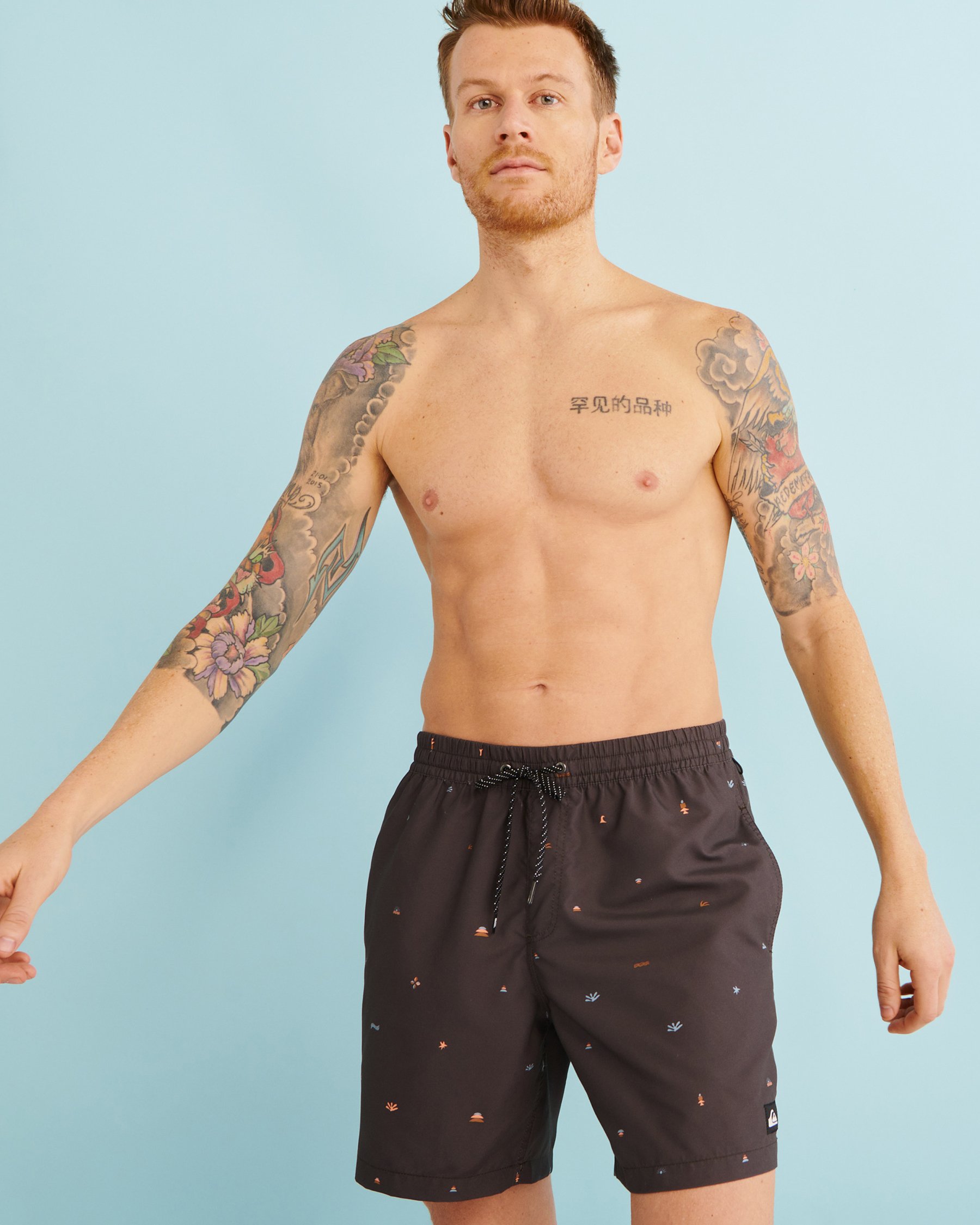 QUIKSILVER EVERYDAY MIX Volley Swimsuit Ditsy print EQYJV03919 - View5