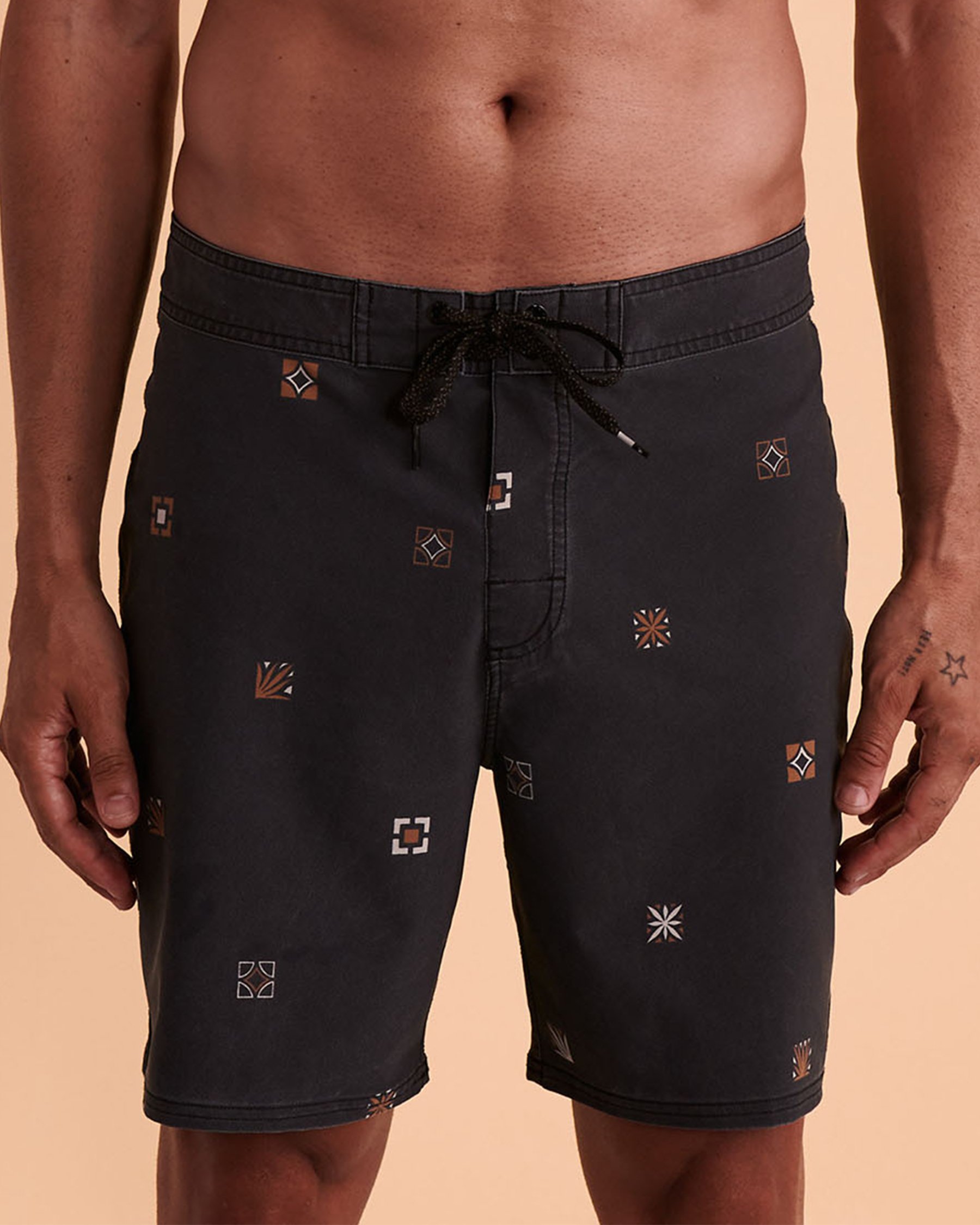 RIP CURL Maillot boardshort MIRAGE BREEZE BLOCKS Noir délavé 02XMBO - View1