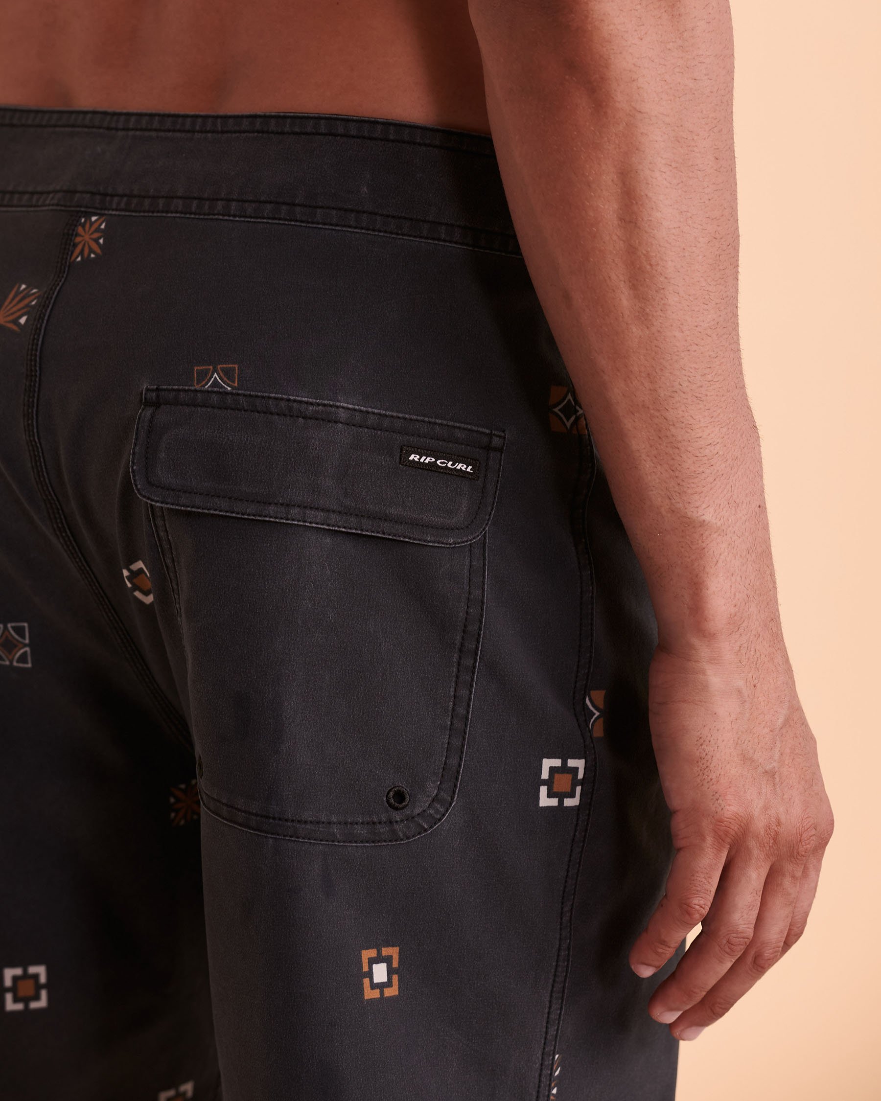 RIP CURL MIRAGE BREEZE BLOCKS Boardshort Swimsuit Washed black 02XMBO - View3