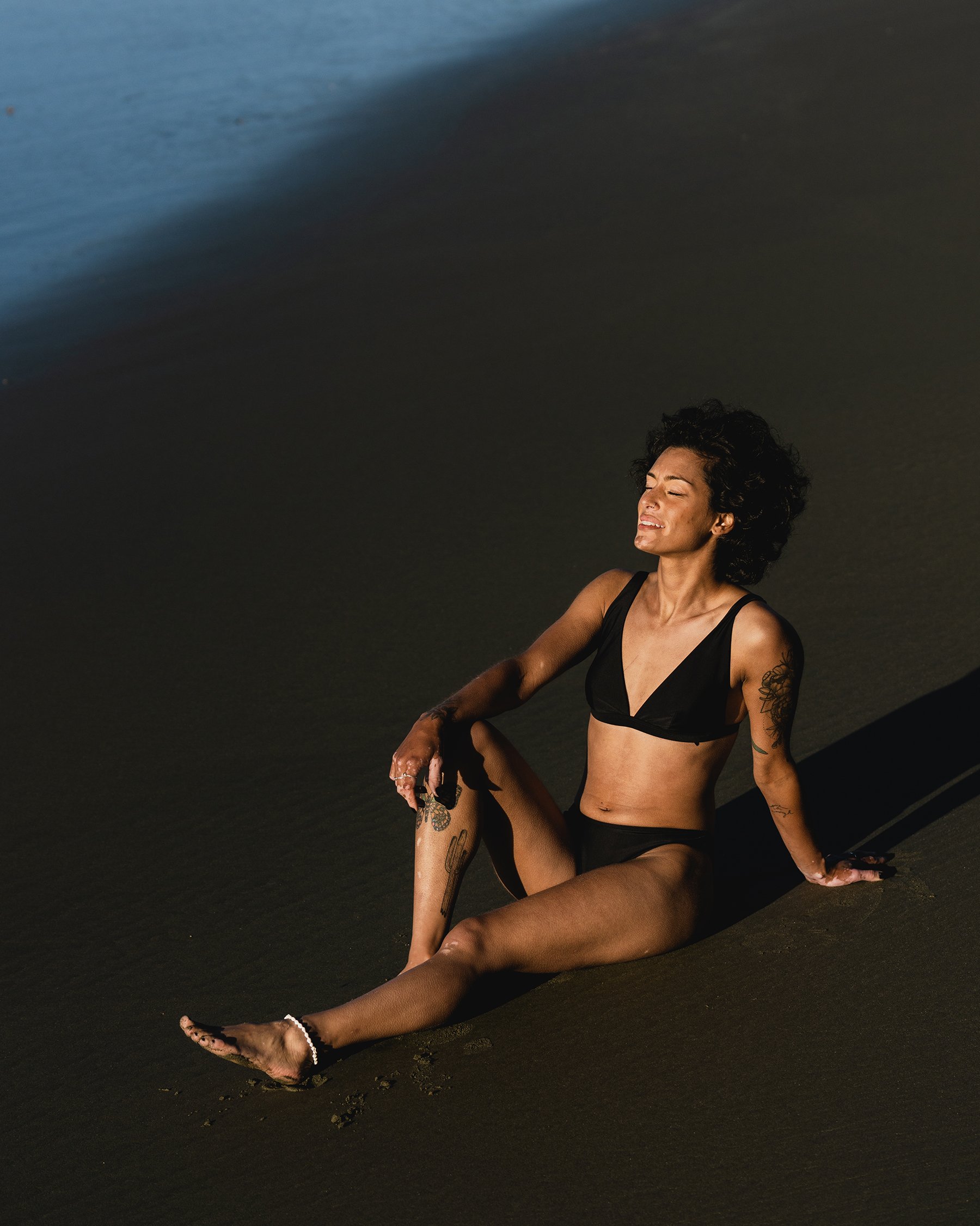 NANA Haut de bikini triangle Carlotta SANTA THERESA Noir NM118 - View1