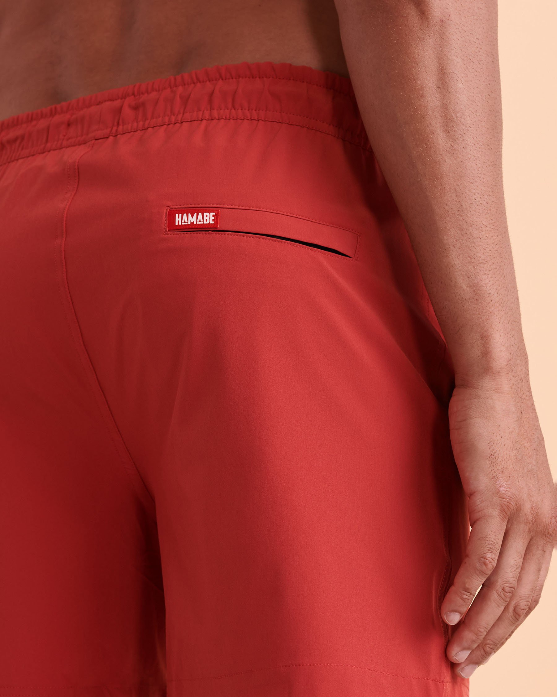 HAMABE Maillot volley avec filet Rouge 03100008 - Voir4