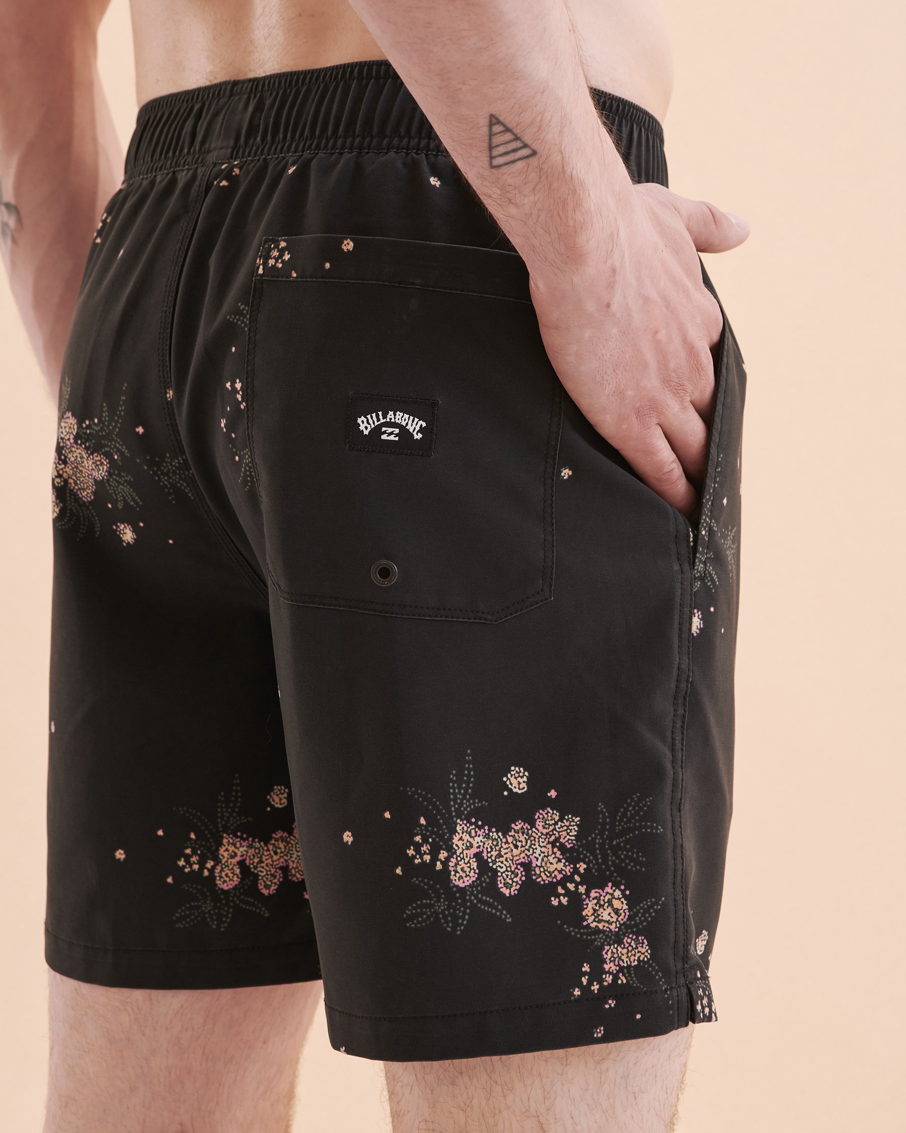 BILLABONG Maillot volley Sundays Layback Noir pointillé ABYJV00103 - View2