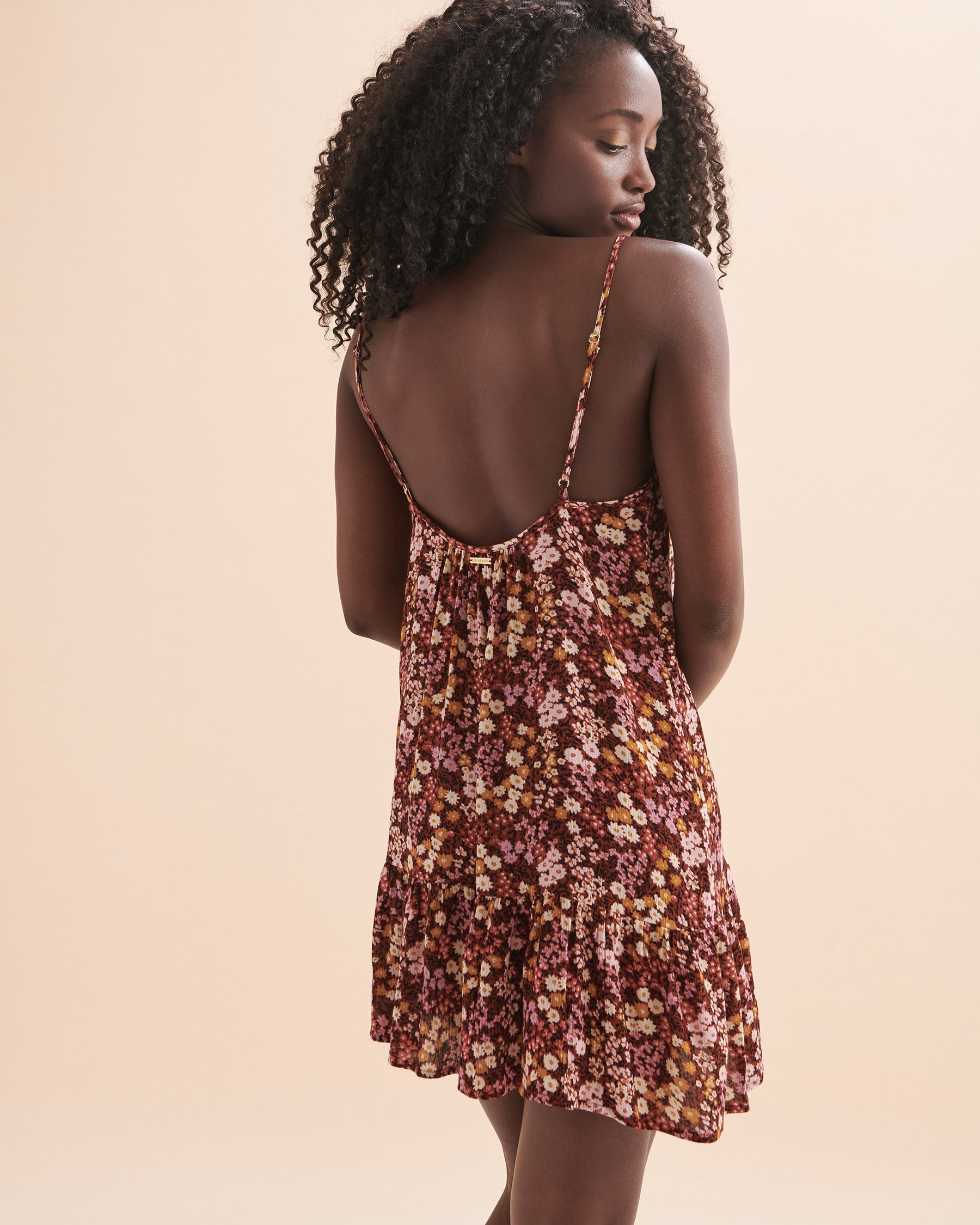 BILLABONG Beach Vibes Mini Dress Multi floral ABJX600215 - View2