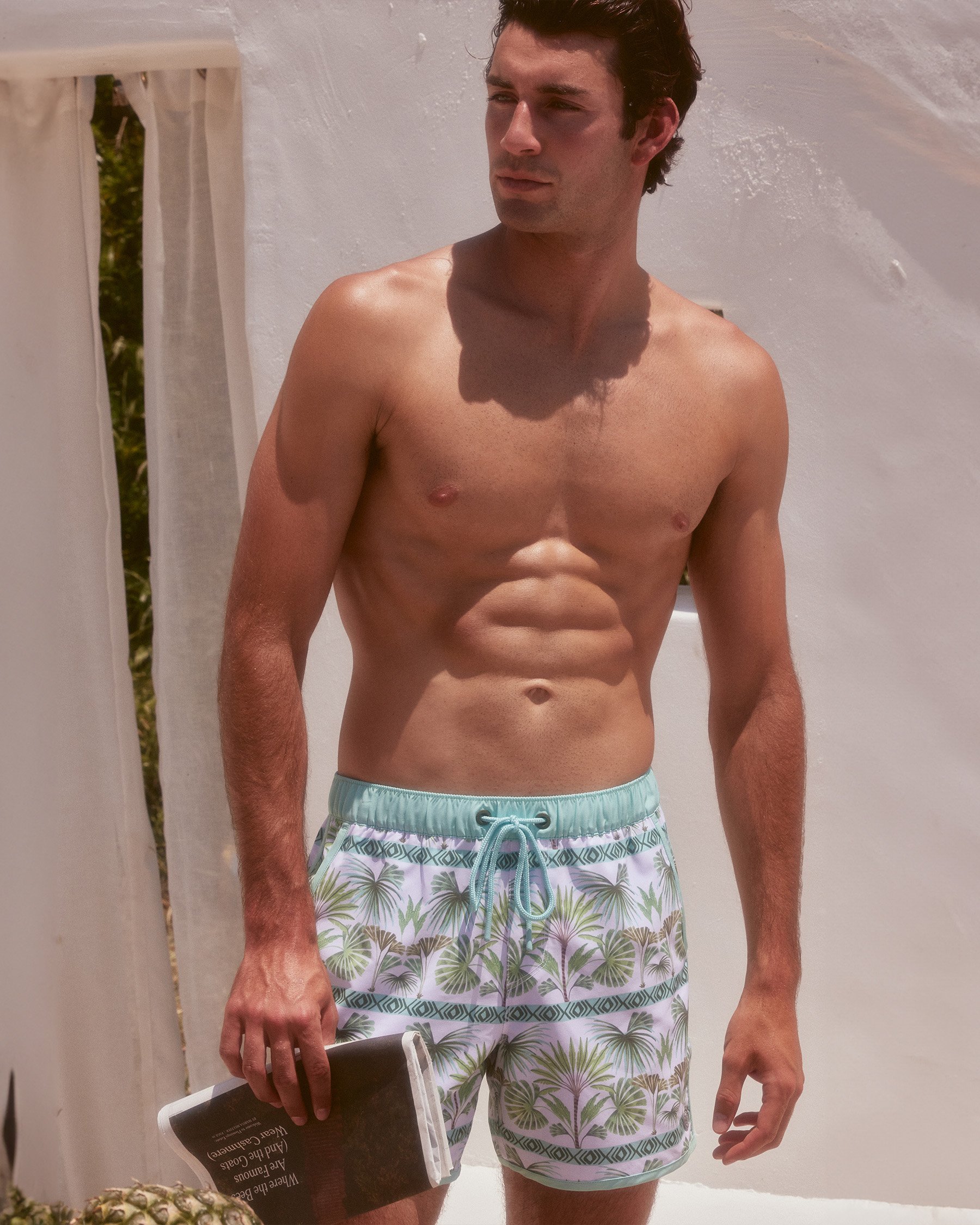 EVERYDAY SUNDAY Topic Illusion Volley Swimsuit (3) Cypress Tree ESBEAM01007 - View1