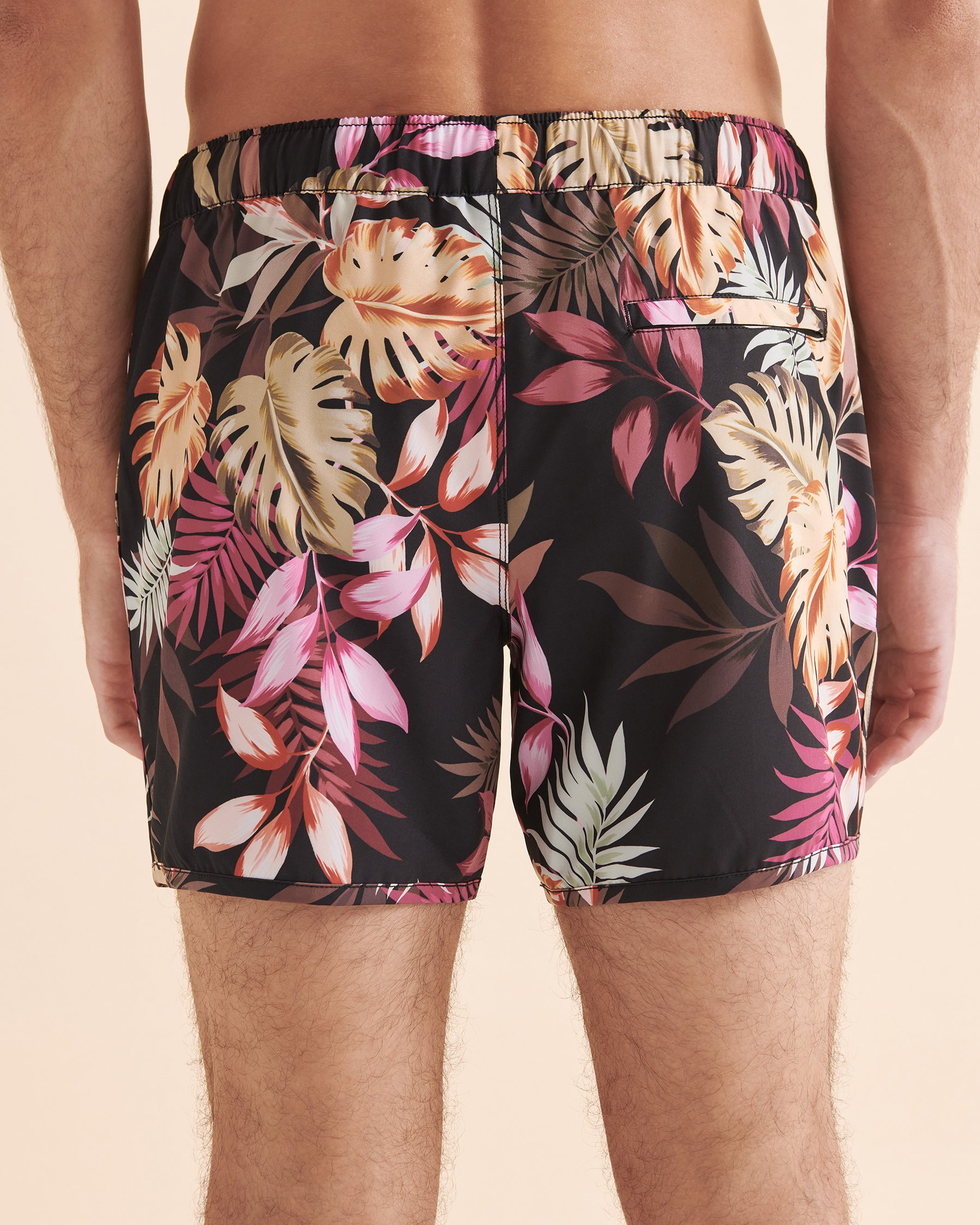 EVERYDAY SUNDAY Topic Illusion Volley Swimsuit 1 Black tropical illusion ESBEAM01007 - View5