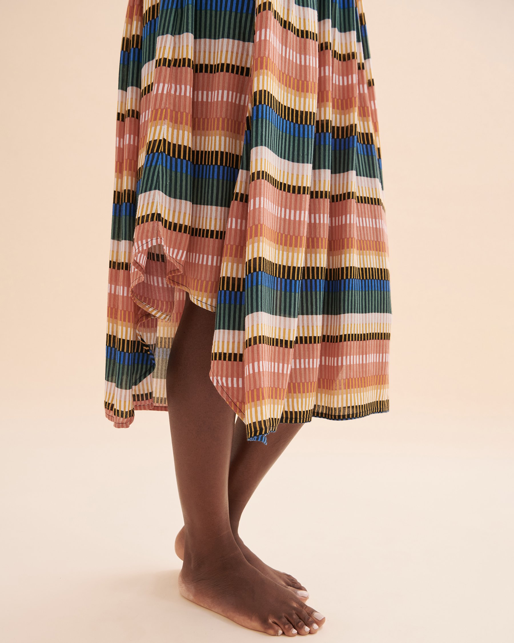 O'NEILL Gerri Striped Long Dress Multicolour Stripes SU3416050 - View3