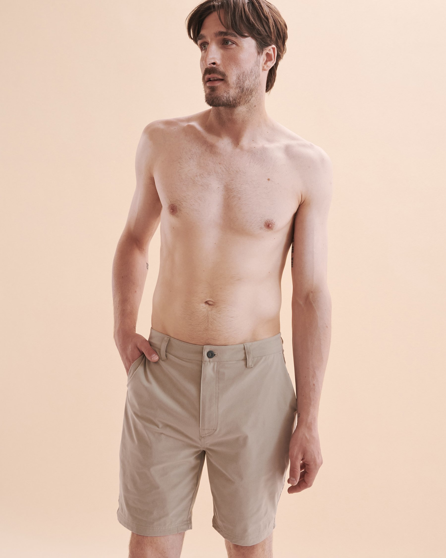 SAXX Short hybride Go To Town Kaki vintage SXSP06L - Voir5