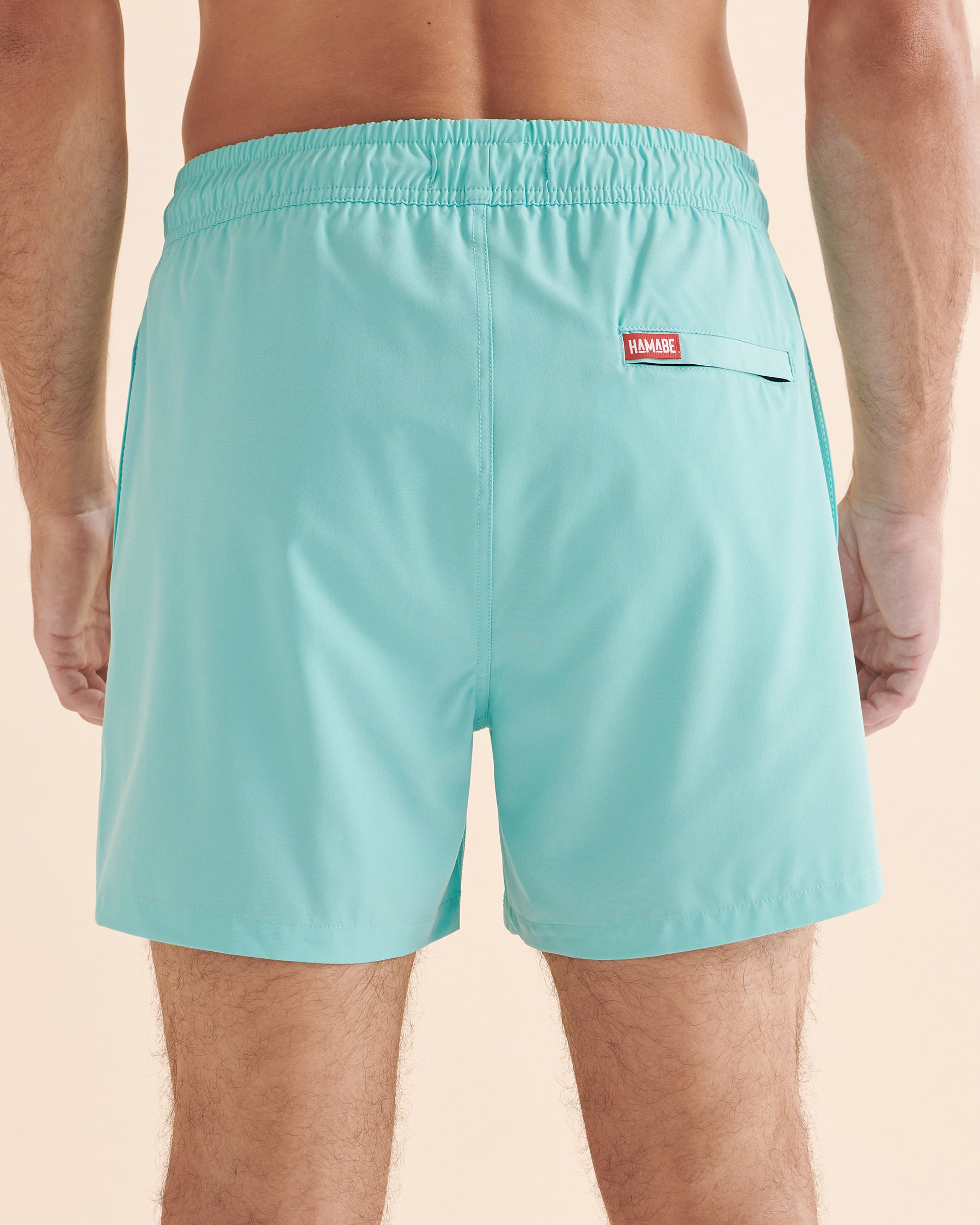 HAMABE Volley Swimsuit Turquoise 03100022 - View3