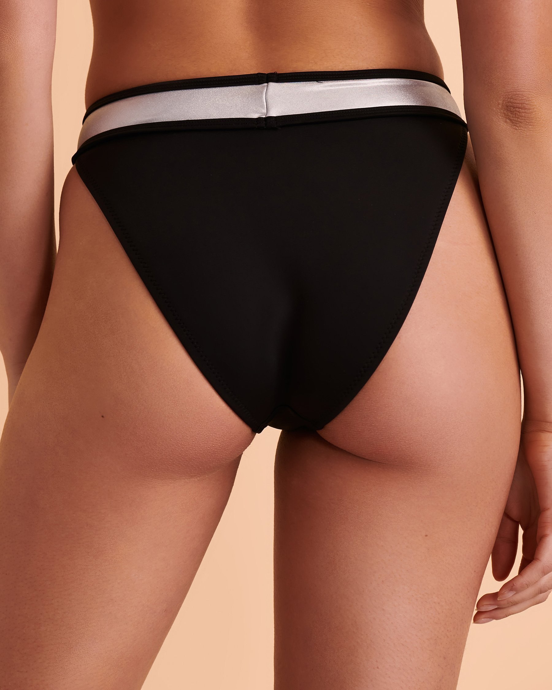 BODY GLOVE THE 91 High Waist Bikini Bottom Silver 3961454 - View3