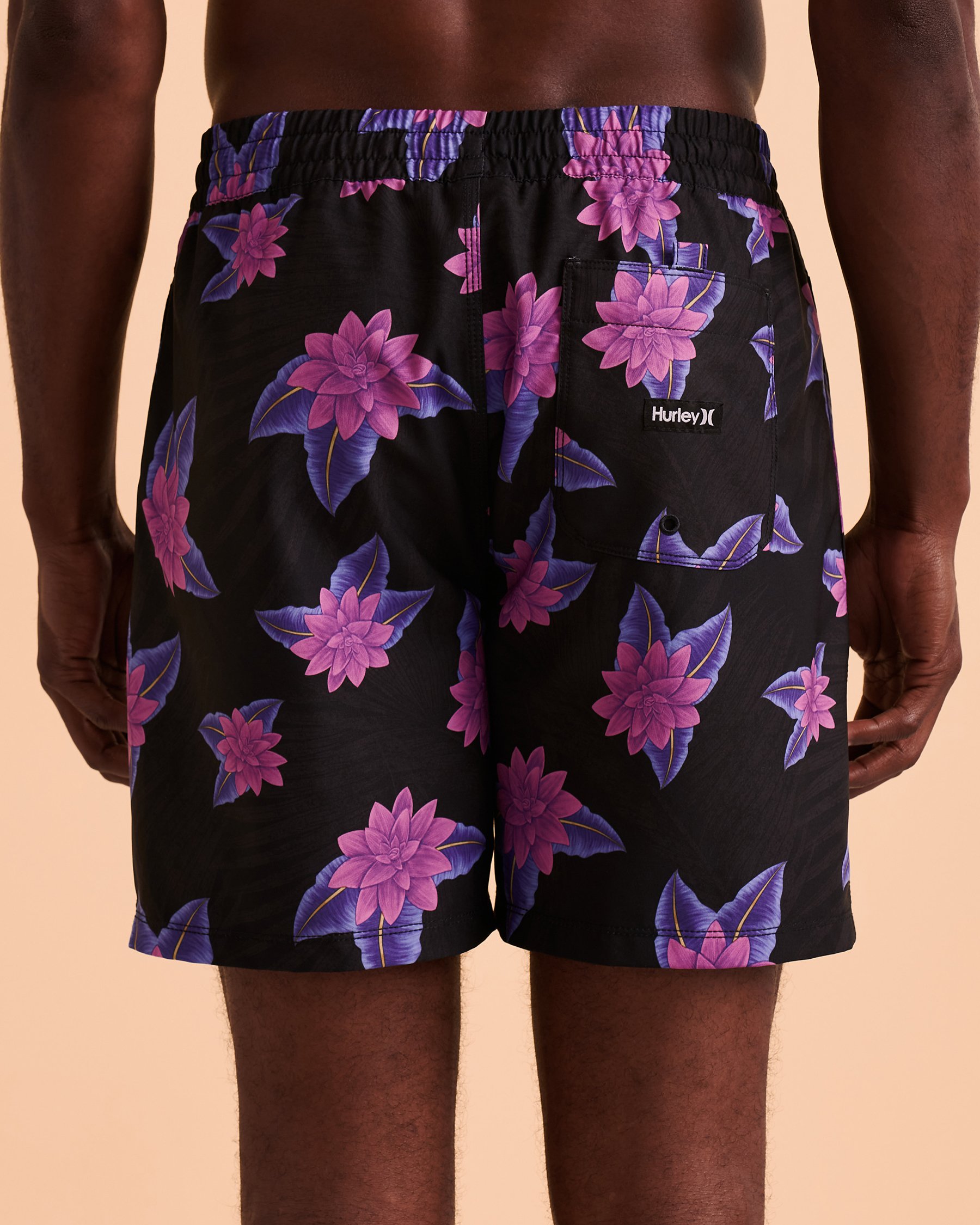 HURLEY CANNONBALL Volley Swimsuit Black MBS0011030 - View2