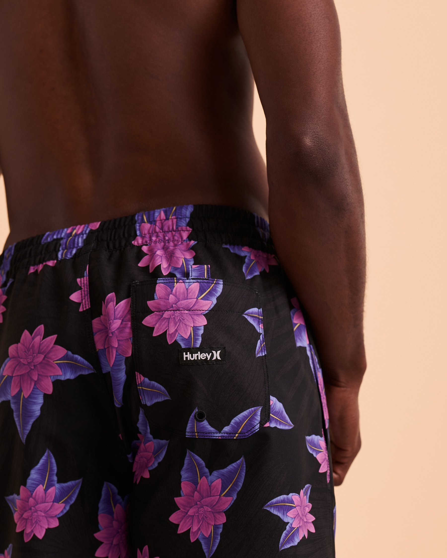 HURLEY CANNONBALL Volley Swimsuit Black MBS0011030 - View3