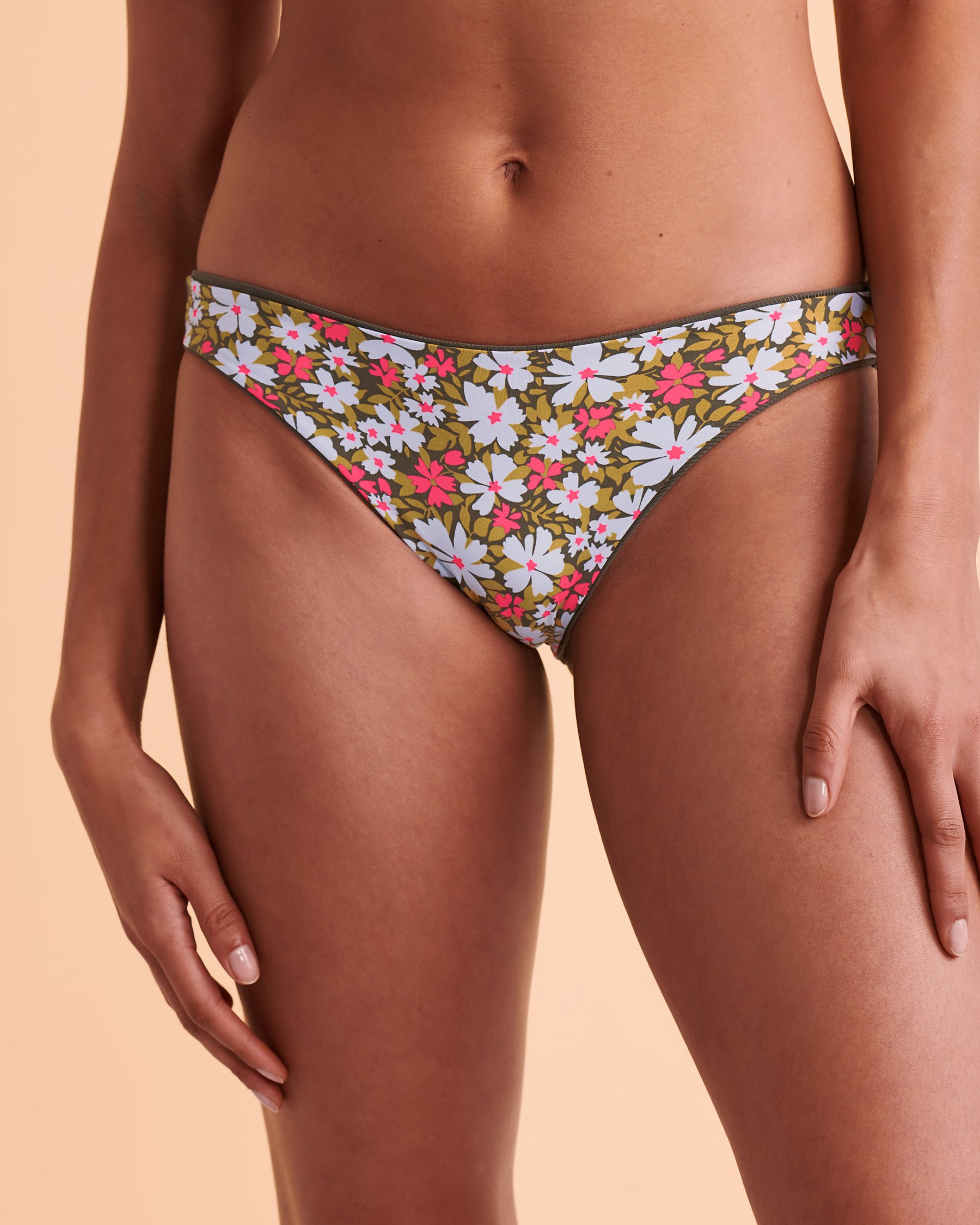 MAAJI CROCODILE Reversible High Leg Bikini Bottom Reversible 3265SBC025 - View2