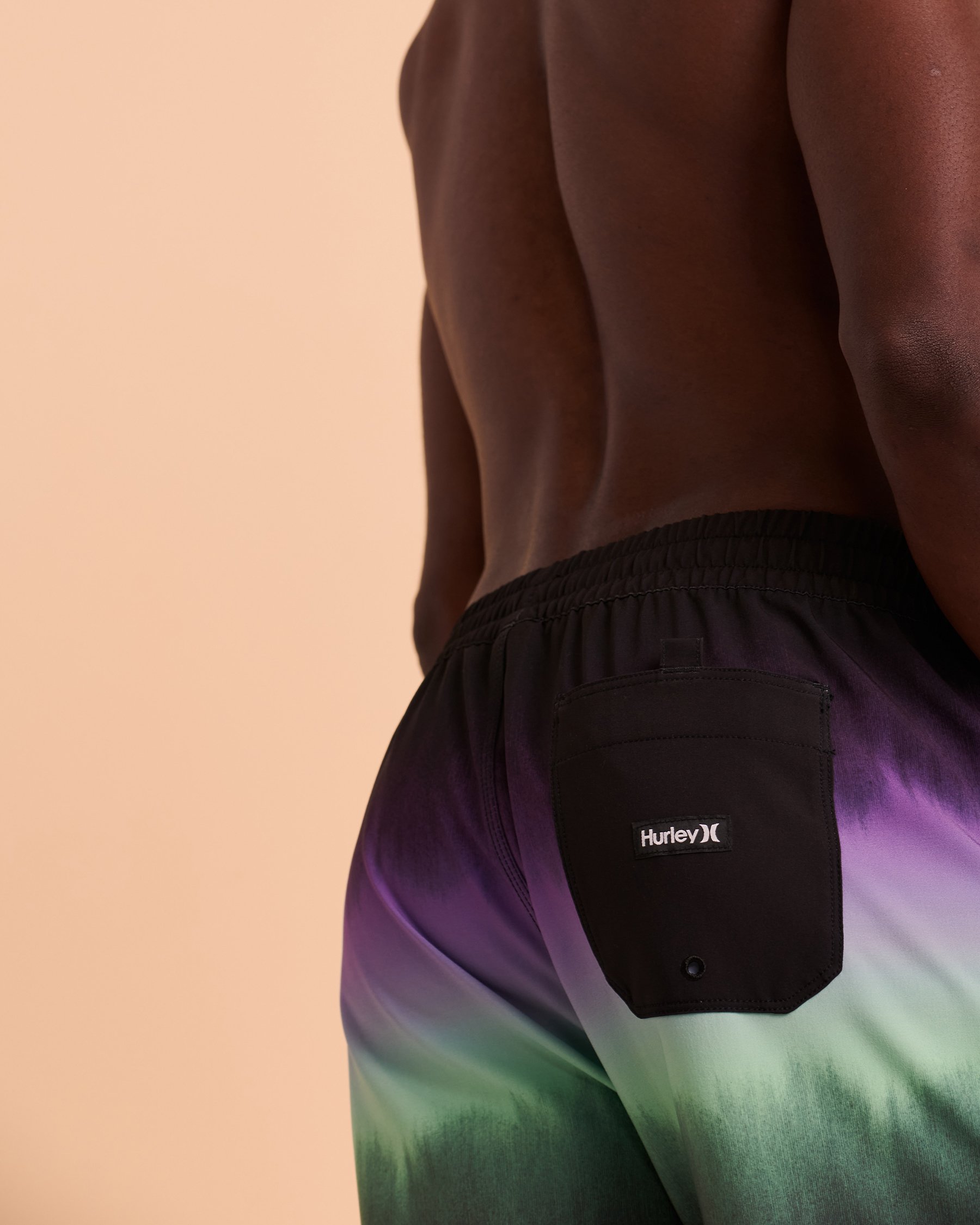 HURLEY CANNONBALL Volley Swimsuit Black tonal MBS0011030 - View3