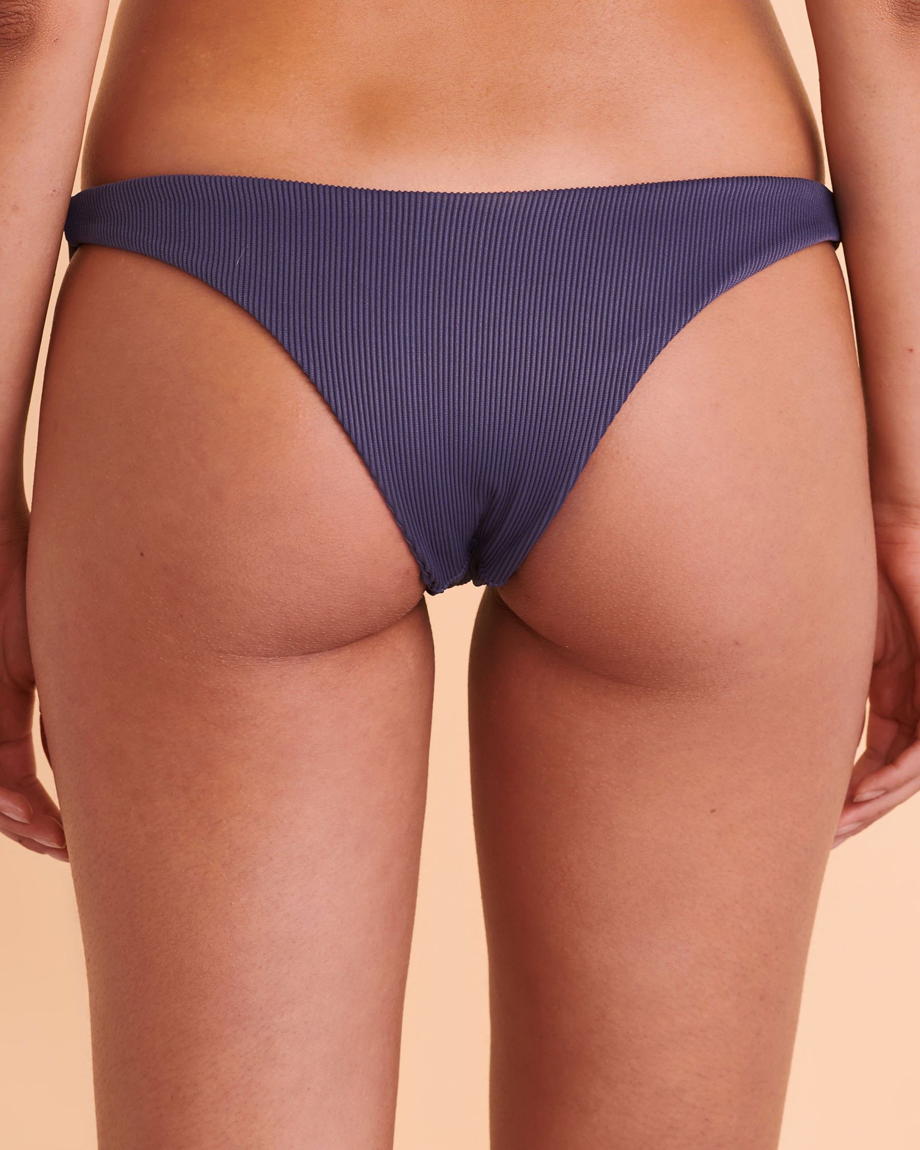 KULANI KINIS Bas de bikini cheeky YASMIN Bleu BOT227YRIB - View2