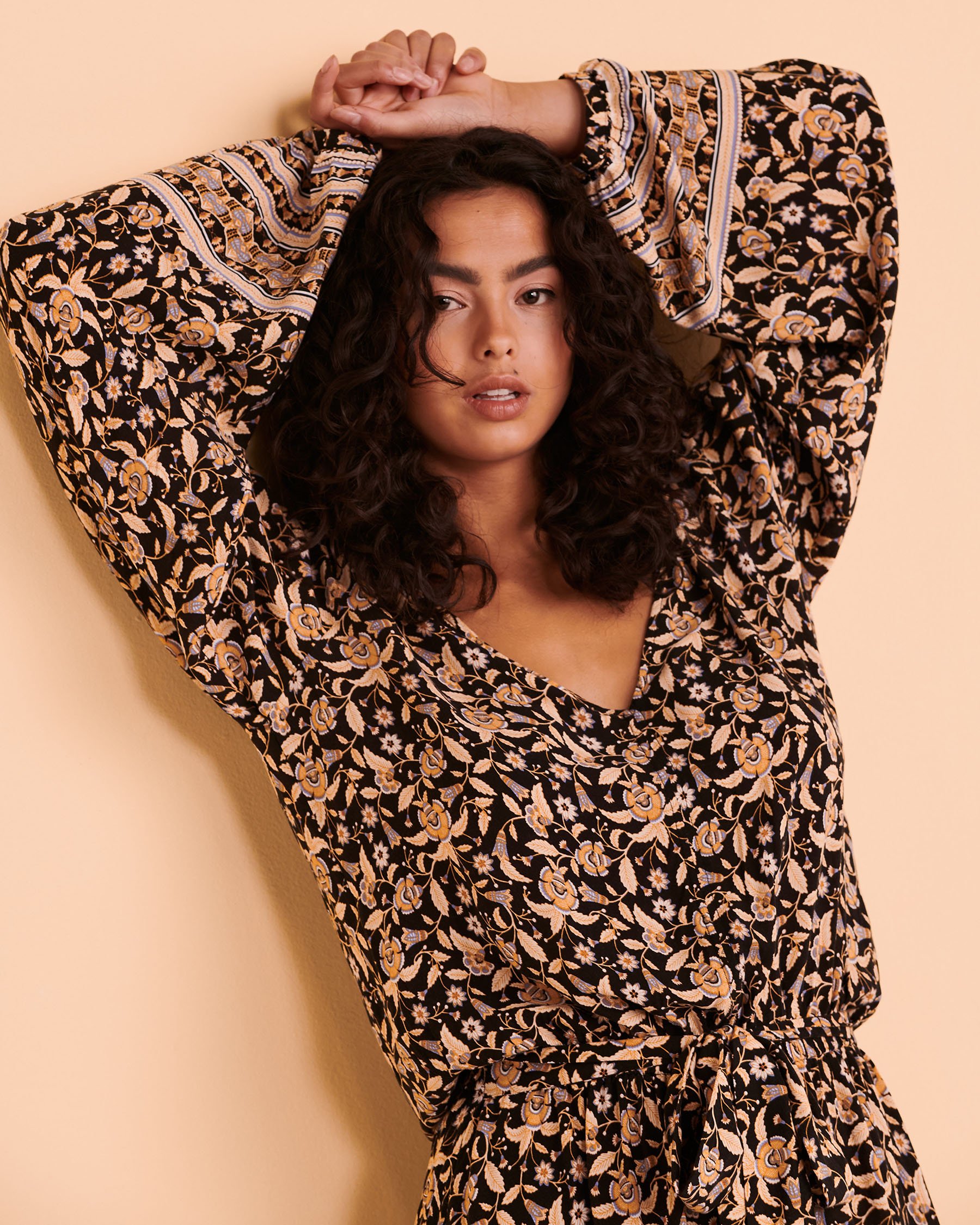 RIP CURL DREAMER Long Sleeve Dress Print 01GWDR - View3