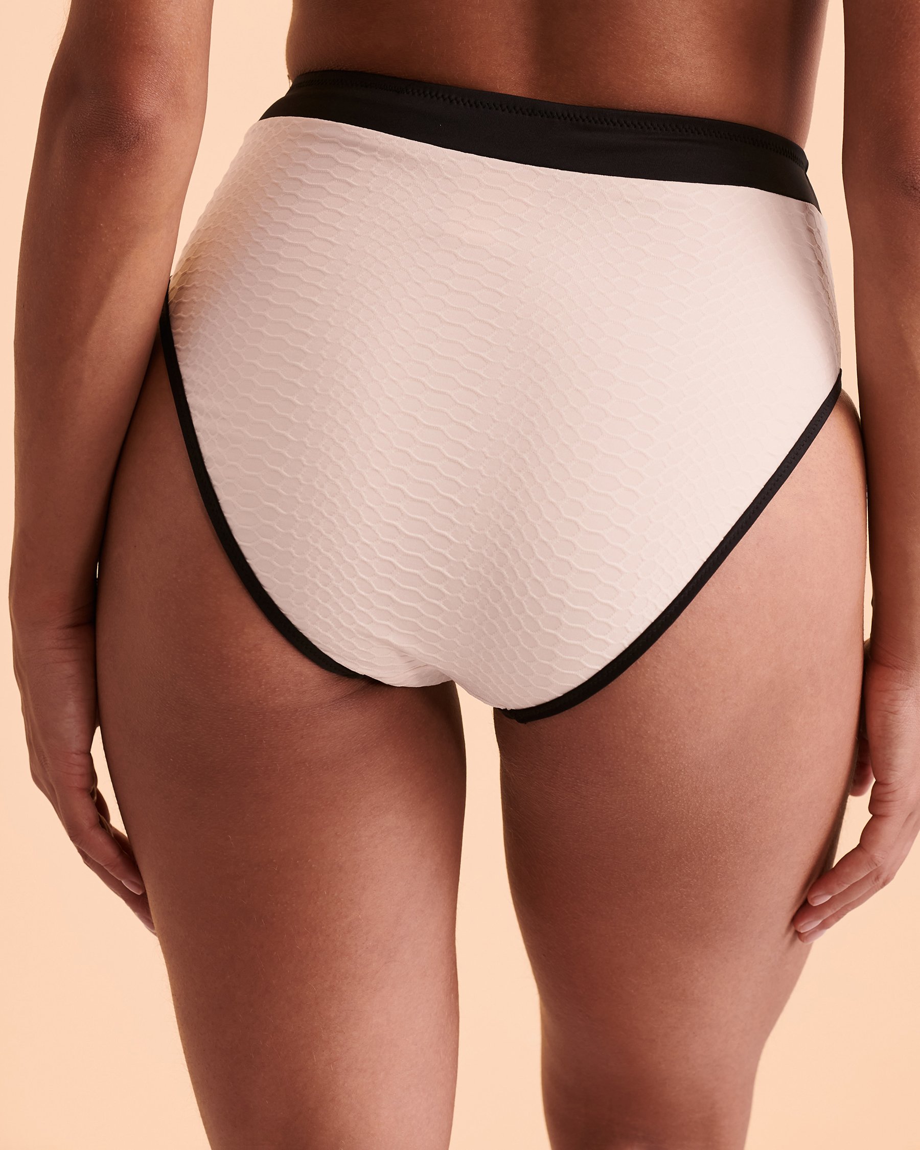 SANCTUARY Bas de bikini jambe haute SNAKE BITE Sable blanc SASB23534 - View2