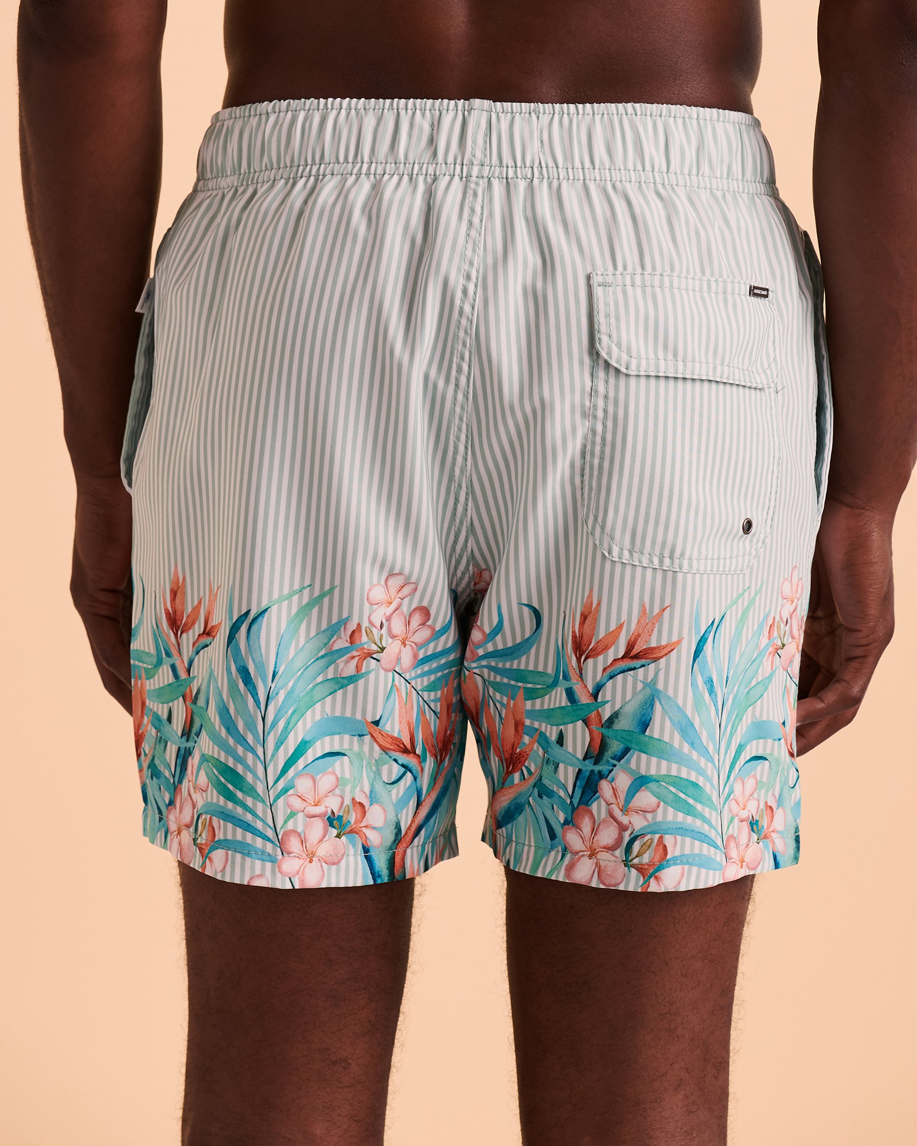 VINTAGE SUMMER Maillot volley extensible Rayures V70640 - View2