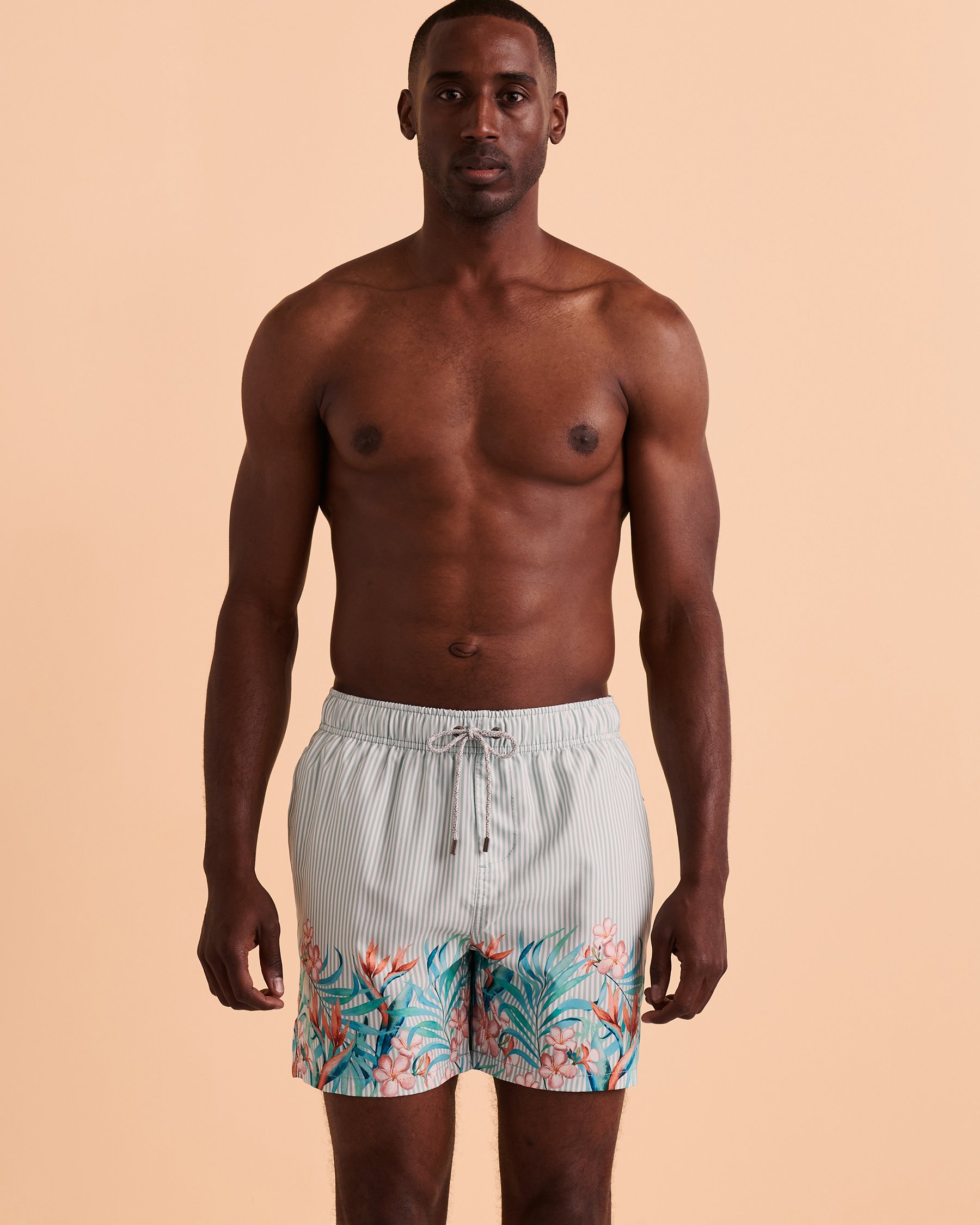 VINTAGE SUMMER Stretch Volley Swimsuit Stripes V70640 - View6